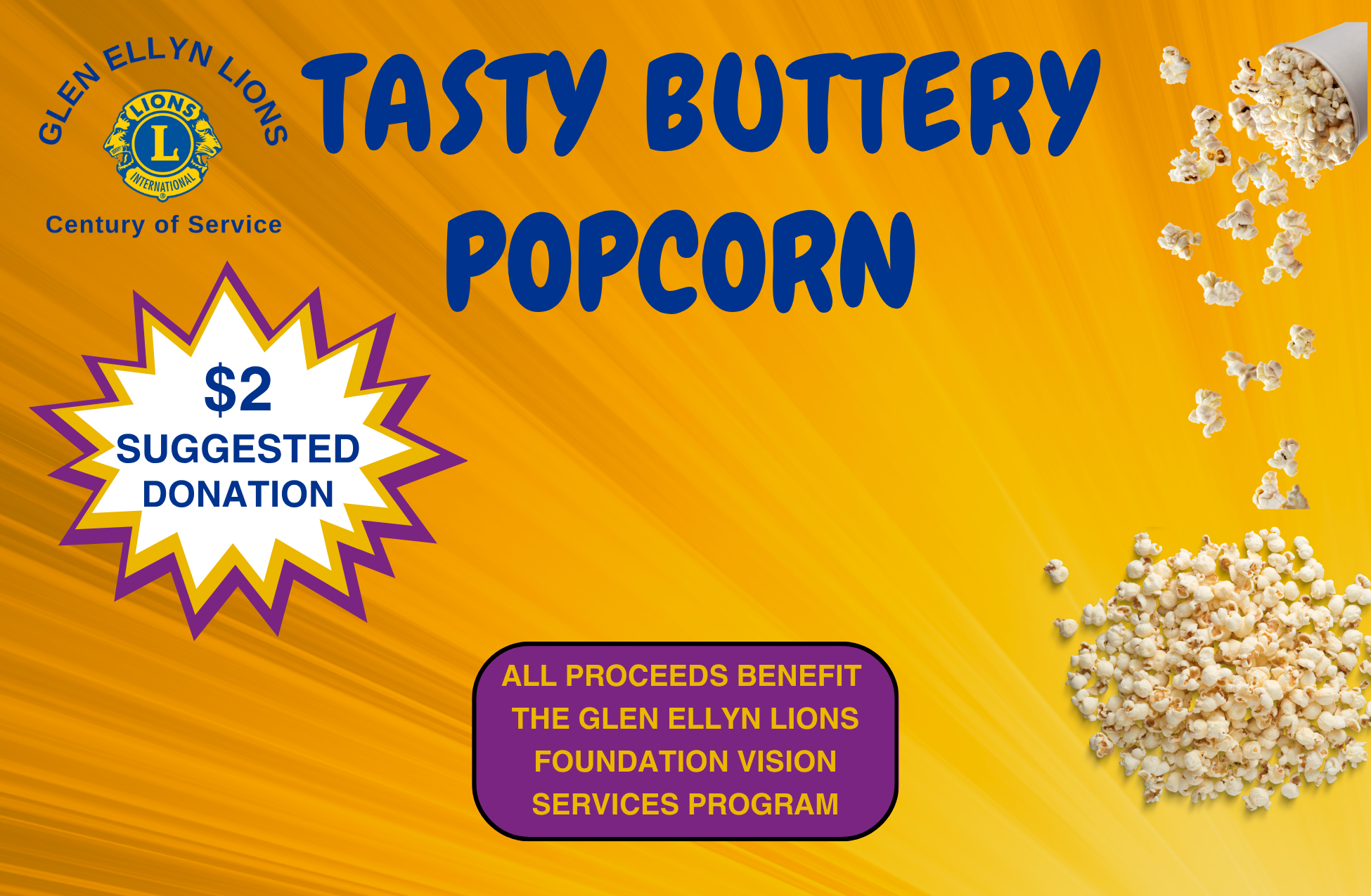 Movie in the Park Popcorn