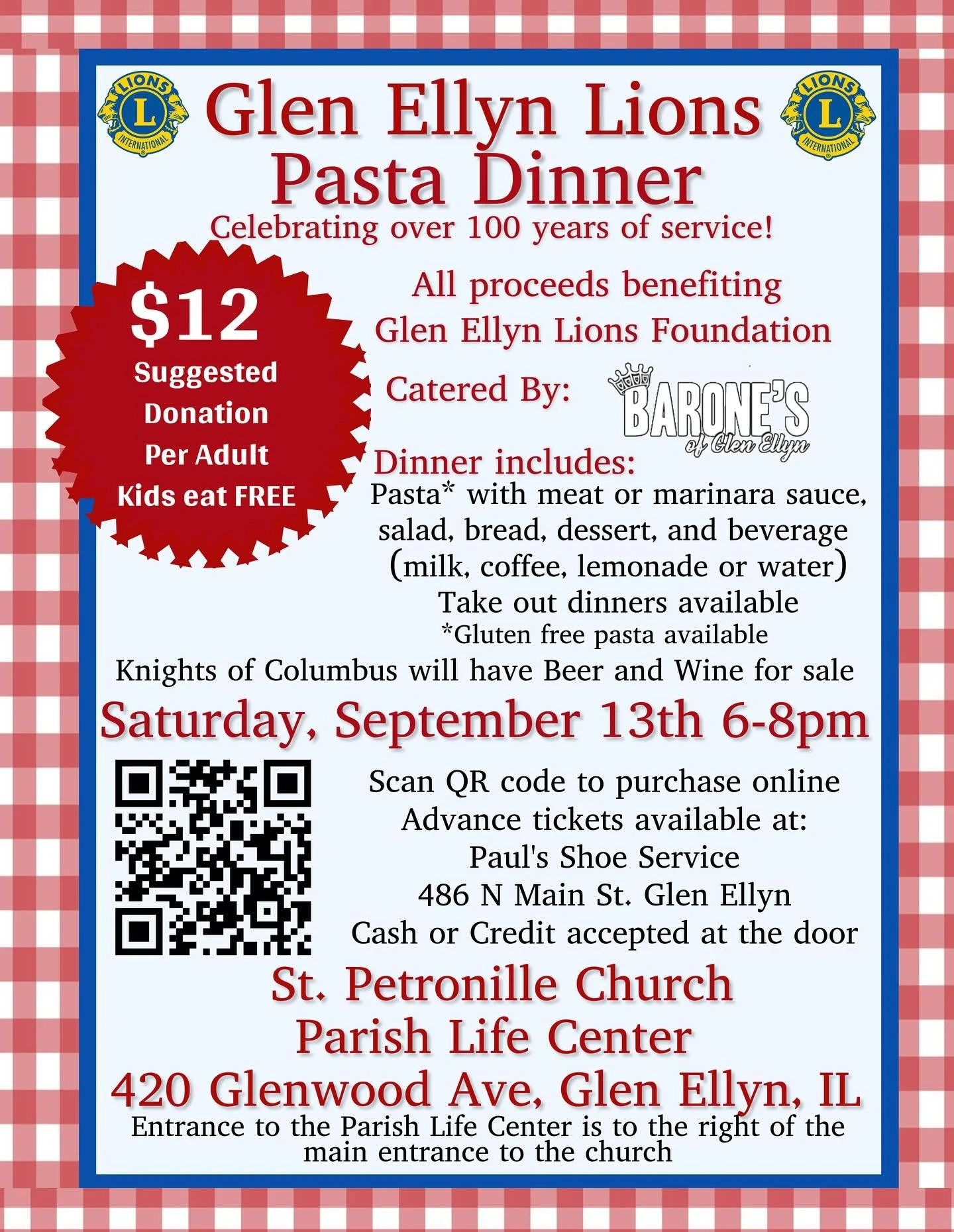 Join us for a delicious meal!