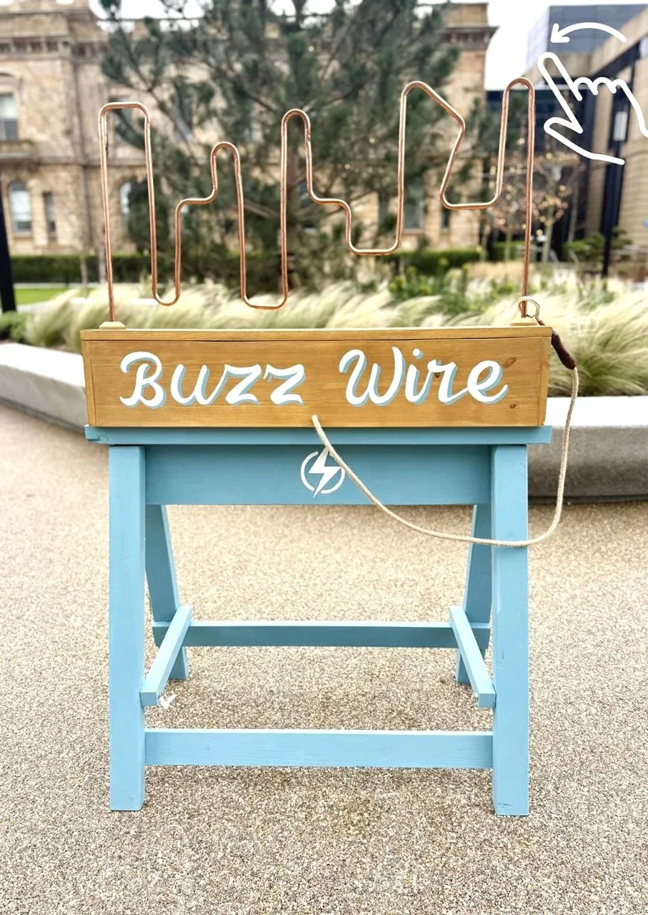 Giant Buzz Wire Game.