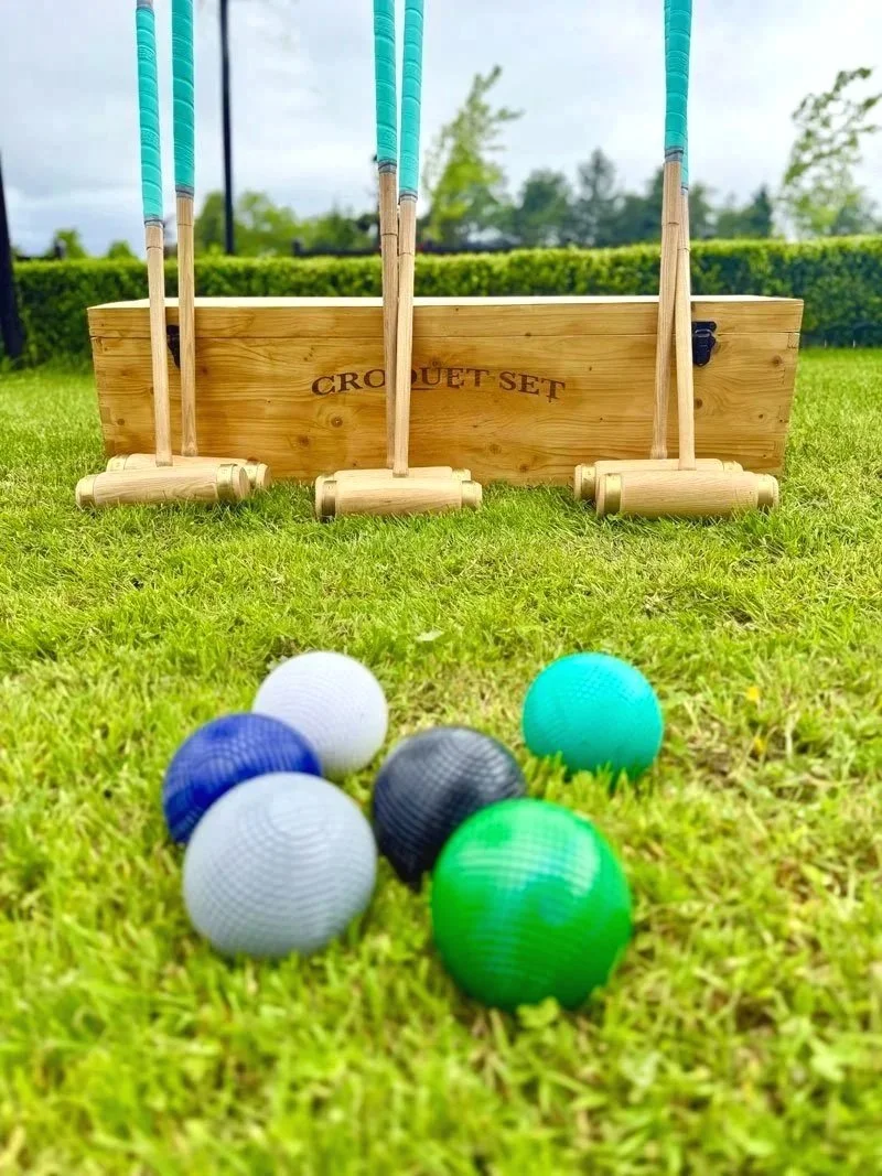Croquet Game Close-up