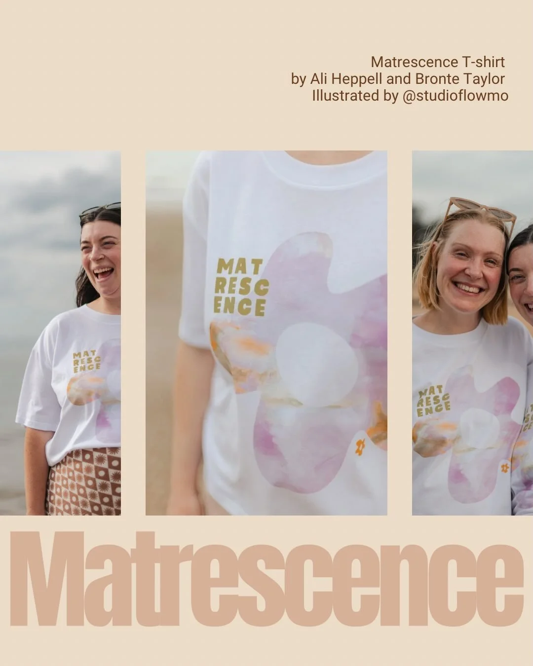 🐚🌸 Our hope is that this T-shirt sparks conversation, names what is often an invisible experience and sends ripples of compassion, support and understanding to every mother who sees or wears it.

The Matrescence Tee is lush, bright and inspiring. S