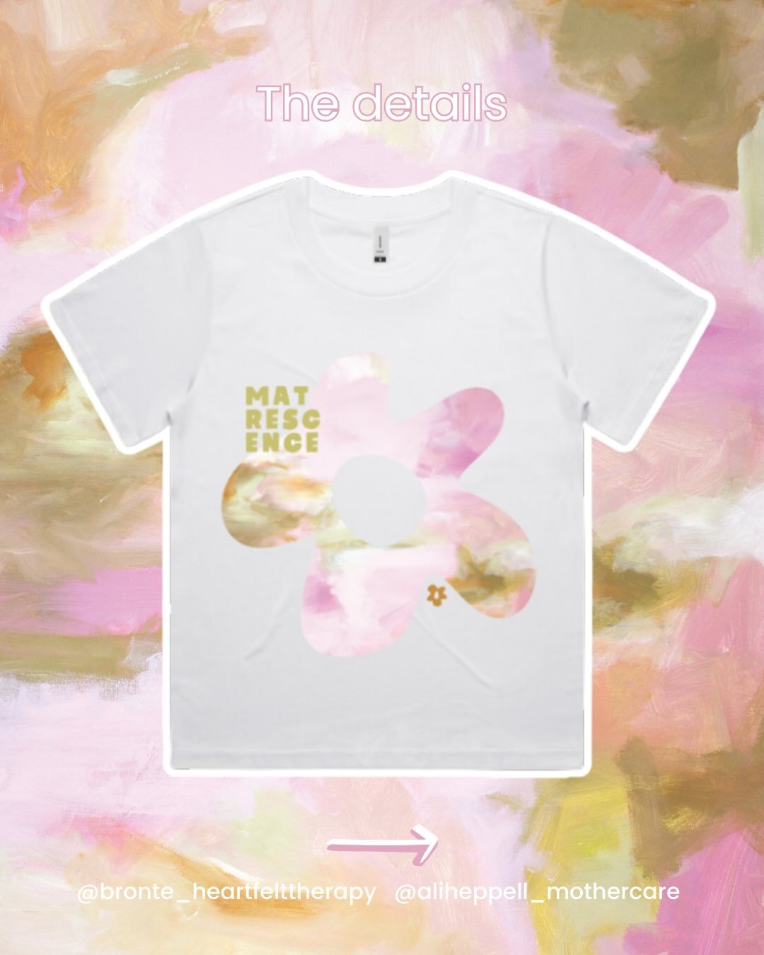 A T-shirt for every Mum.
 
Through every step of creating our Matrescence tee, we have kept you in mind. Made by mums for mums, a piece of art that honours the profound portal of change mothers moves through. Centering the mother&rsquo;s experience w