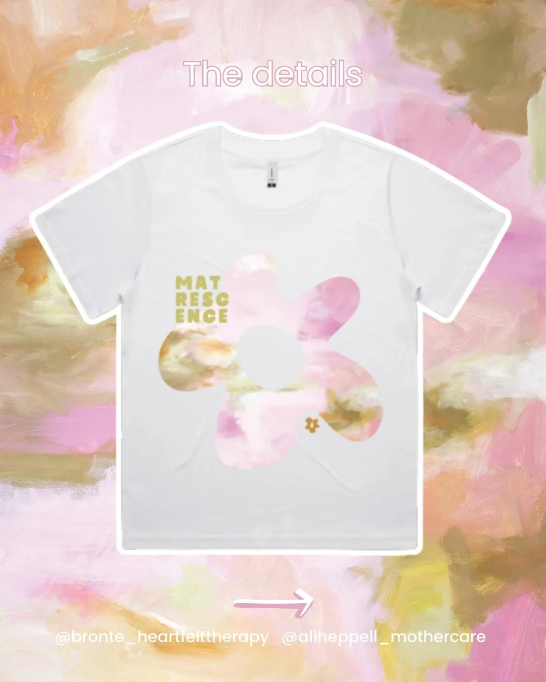 A T-shirt for every Mum.
 
Through every step of creating our Matrescence tee, we have kept you in mind. Made by mums for mums, a piece of art that honours the profound portal of change mothers moves through. Centering the mother&rsquo;s experience w