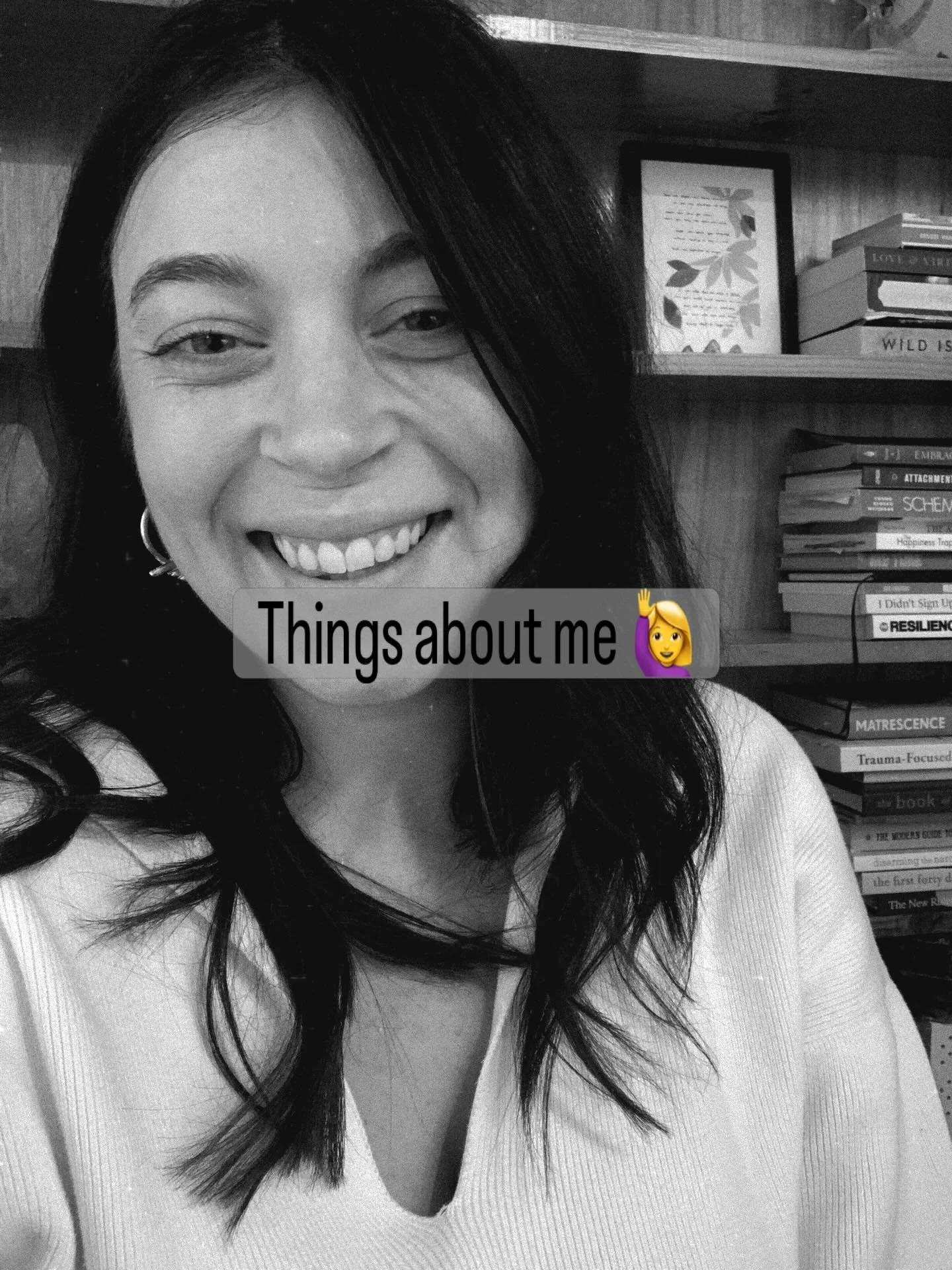 Connection is so important to me and the work I do so I wanted to share some little things about me 😌 I love finding points of connection together and for you to get a good sense of who I am! 

#therapy #connection #emdr #motherhood