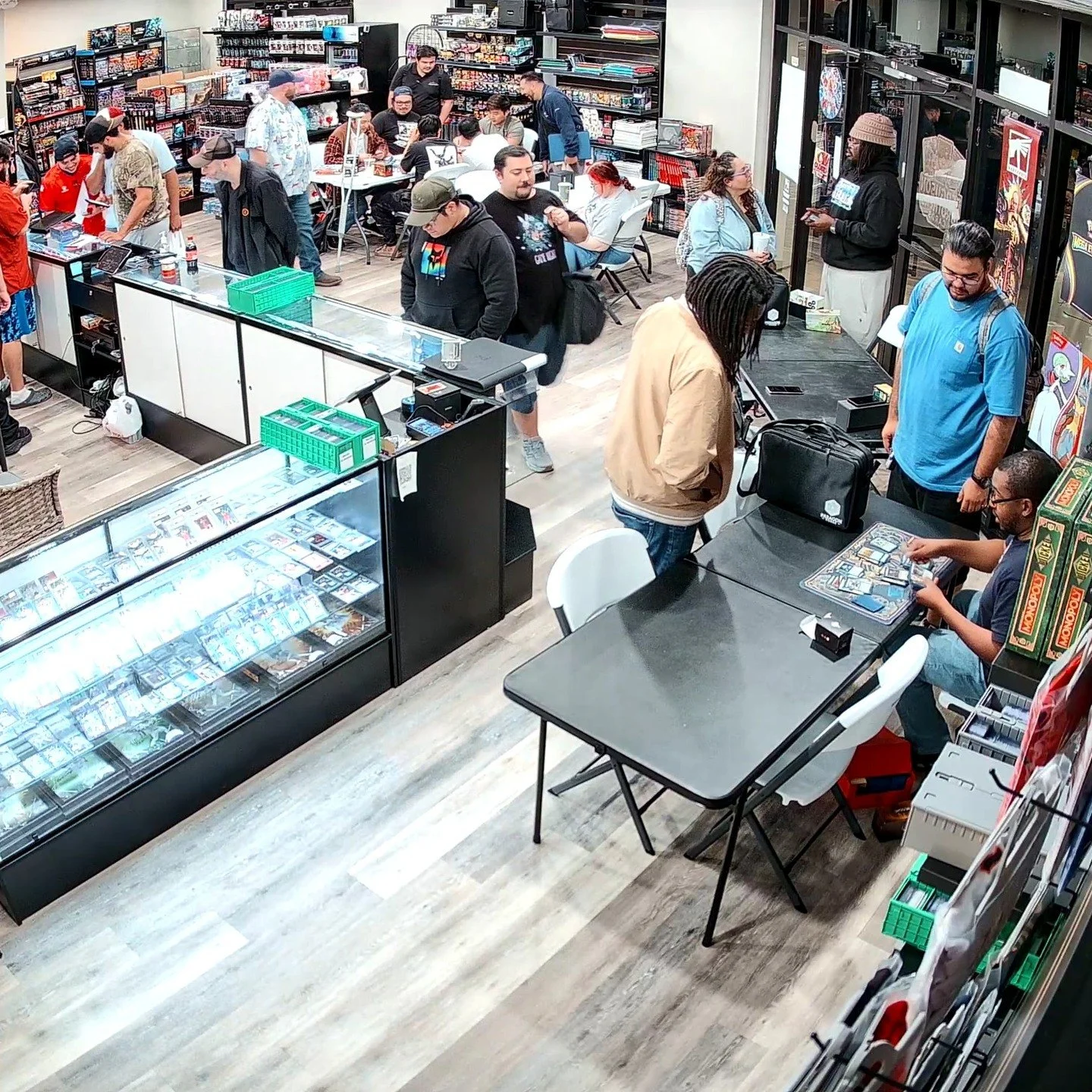 Another super busy night at the shop! 🔥 The community showed up big again &mdash; trading, ripping packs, and having an awesome time. New product just hit the shelves, and it&rsquo;s flying fast! Huge thanks to everyone who came out to hang, buy, an