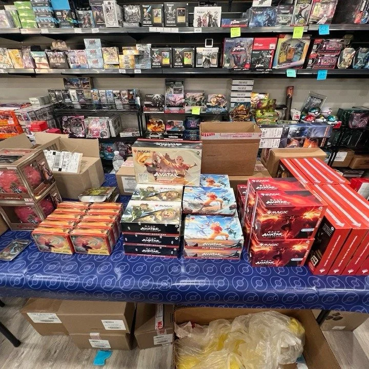 Big restock day at Ferguson Brothers Cards! 🔥 The shelves are packed and we&rsquo;ve got tons of new product in, including one of the most exciting releases of the year &mdash; Magic: The Gathering &times; Avatar: The Last Airbender! 🌊🔥🌪️🌎 Wheth