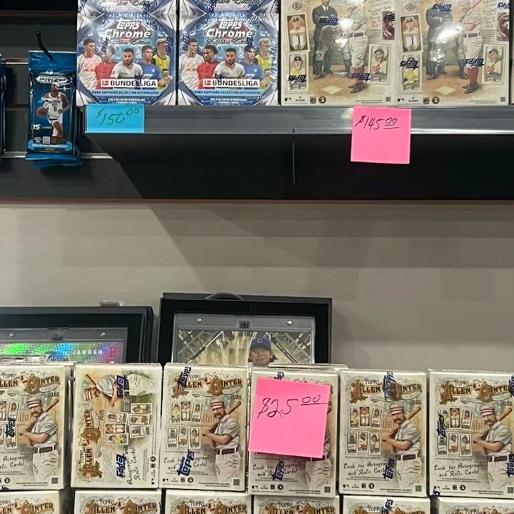 🔥 NEW ALLEN &amp; GINTER IS HERE! 🔥
Both Hobby Boxes and Value Boxes are now in stock at Ferguson Brothers Cards! One of the most uniquely designed and fan-favorite baseball releases of the year has officially landed in the shop.

Whether you're ch