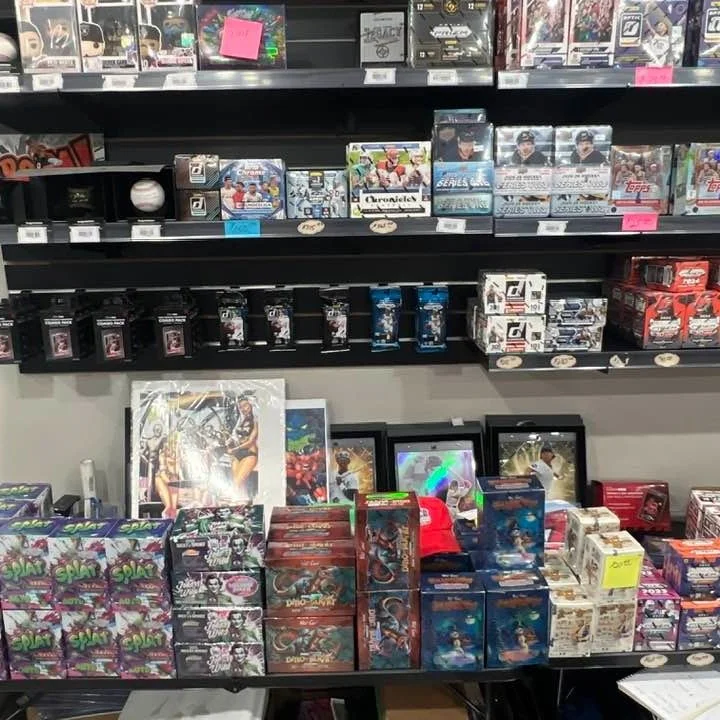Restock update at Ferguson Brothers Cards. The shelves are loaded with sealed wax across sports and TCG, with a ton of fresh boxes and blasters ready to rip. If you&rsquo;ve been hunting Pok&eacute;mon, One Piece, baseball, basketball, football, or h