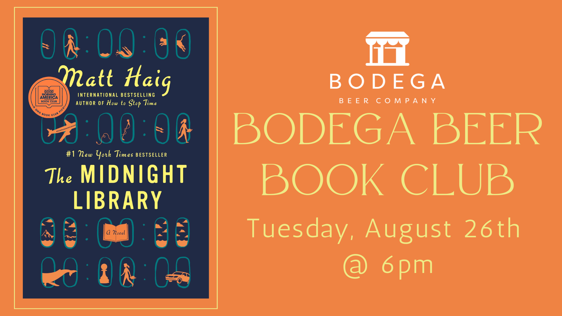 Bodega Beer Book Club : August