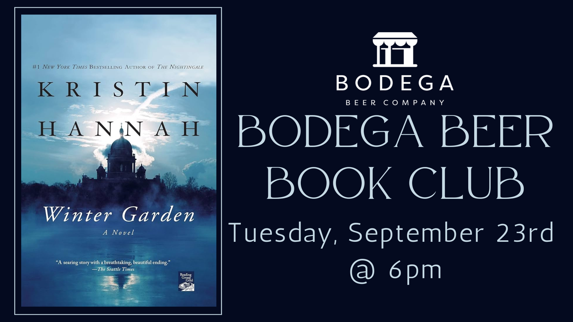 Bodega Beer Book Club - September
