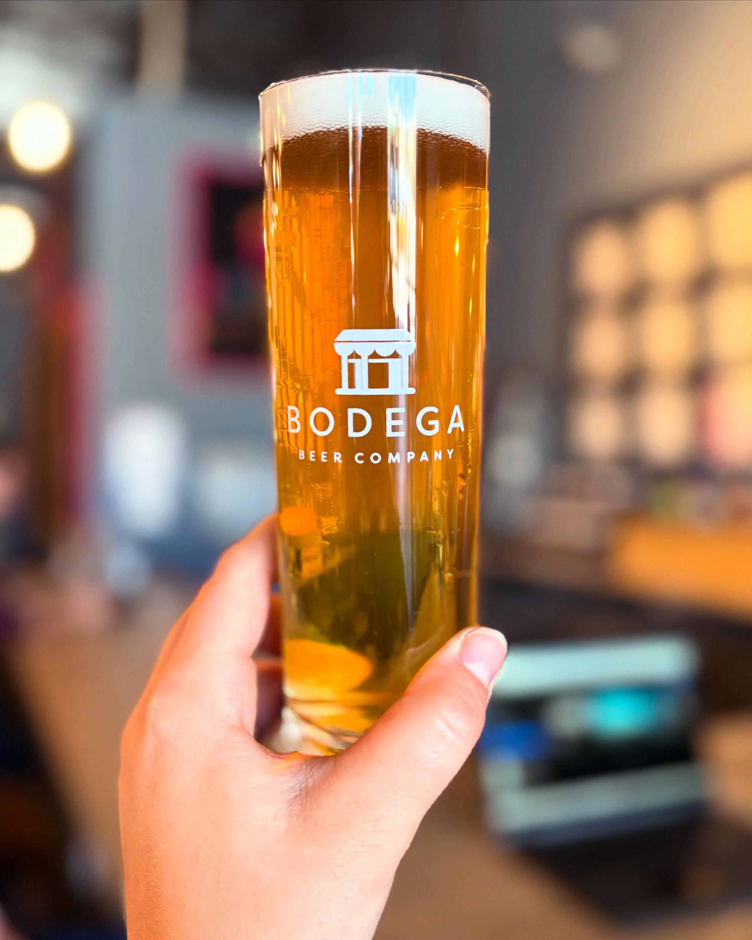 Craft beer flight at Bodega Beer Company in Parker, Colorado