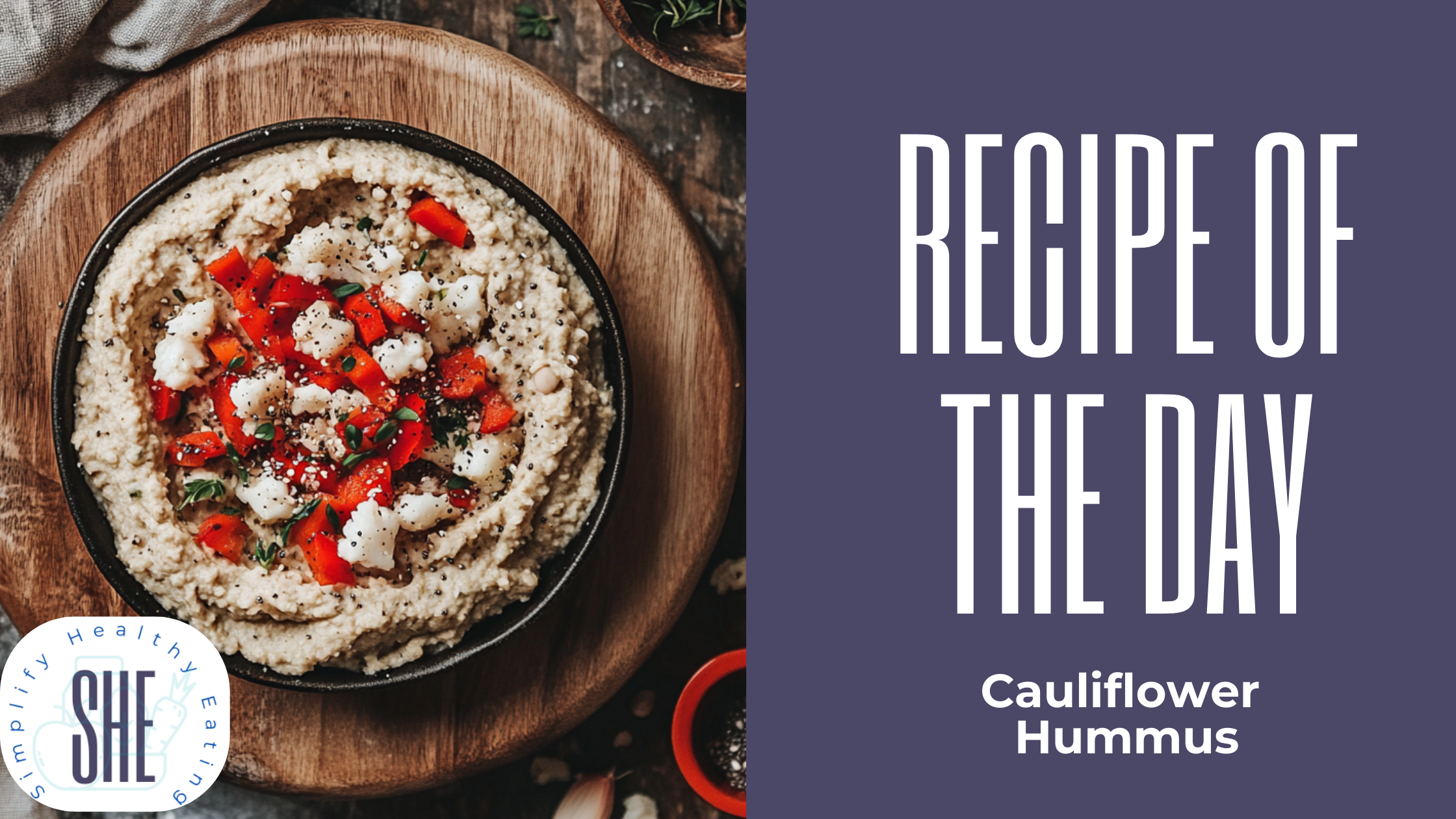 TASTY TUESDAY: CAULIFLOWER HUMMUS