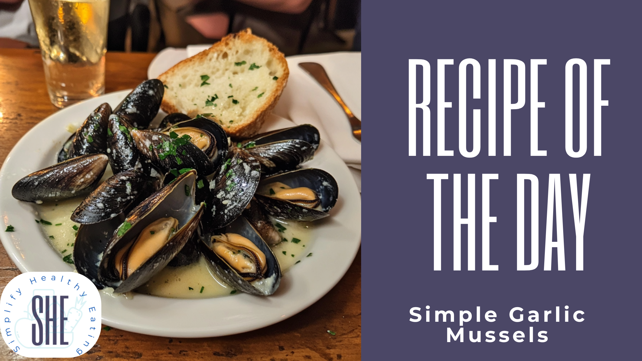 Simple Garlic Mussels: A Protein-Rich Mediterranean Meal That Supports Energy and Wellness