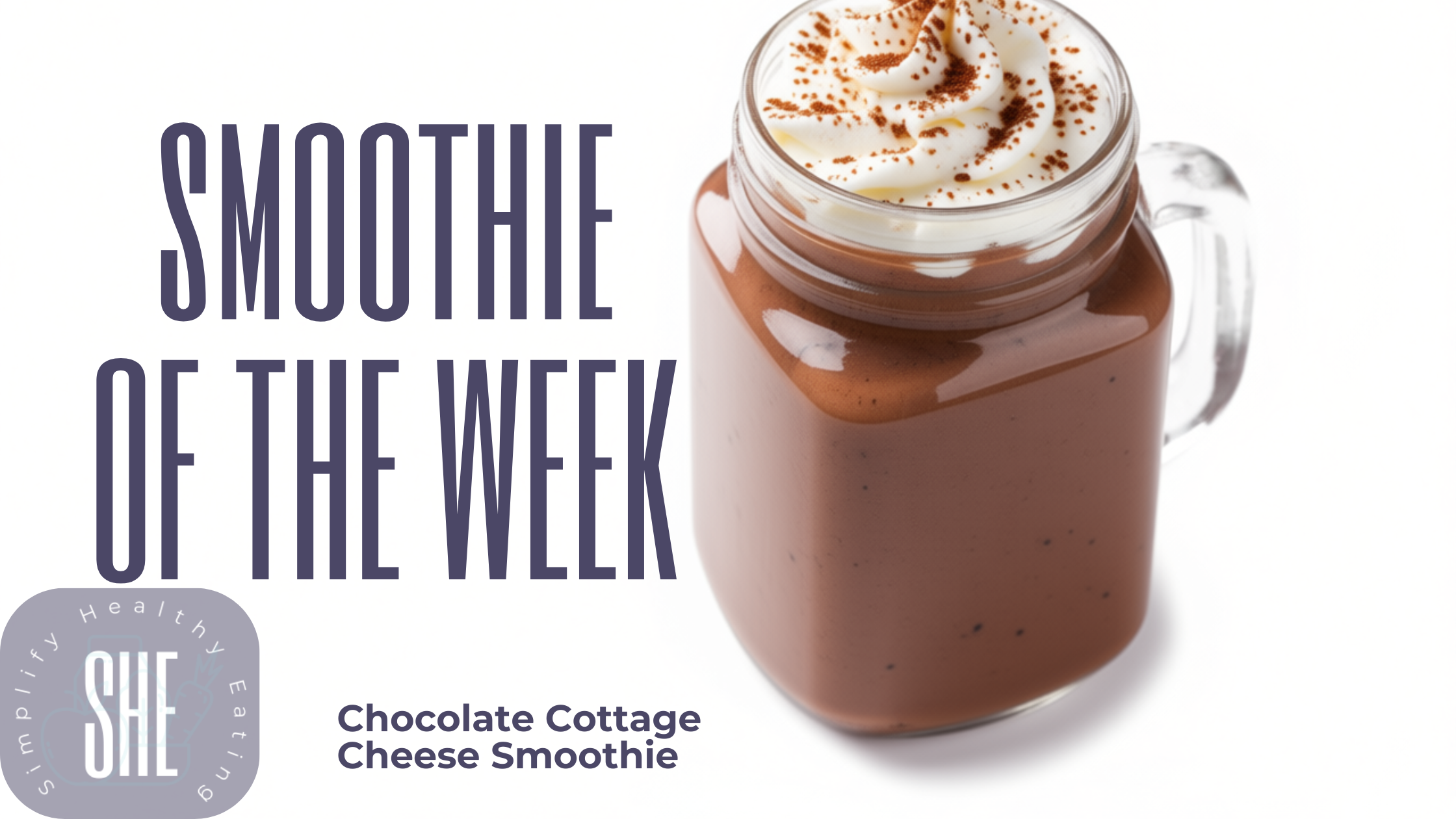 A Protein-Forward Chocolate Smoothie to Support Strength, Recovery, and Lean Muscle