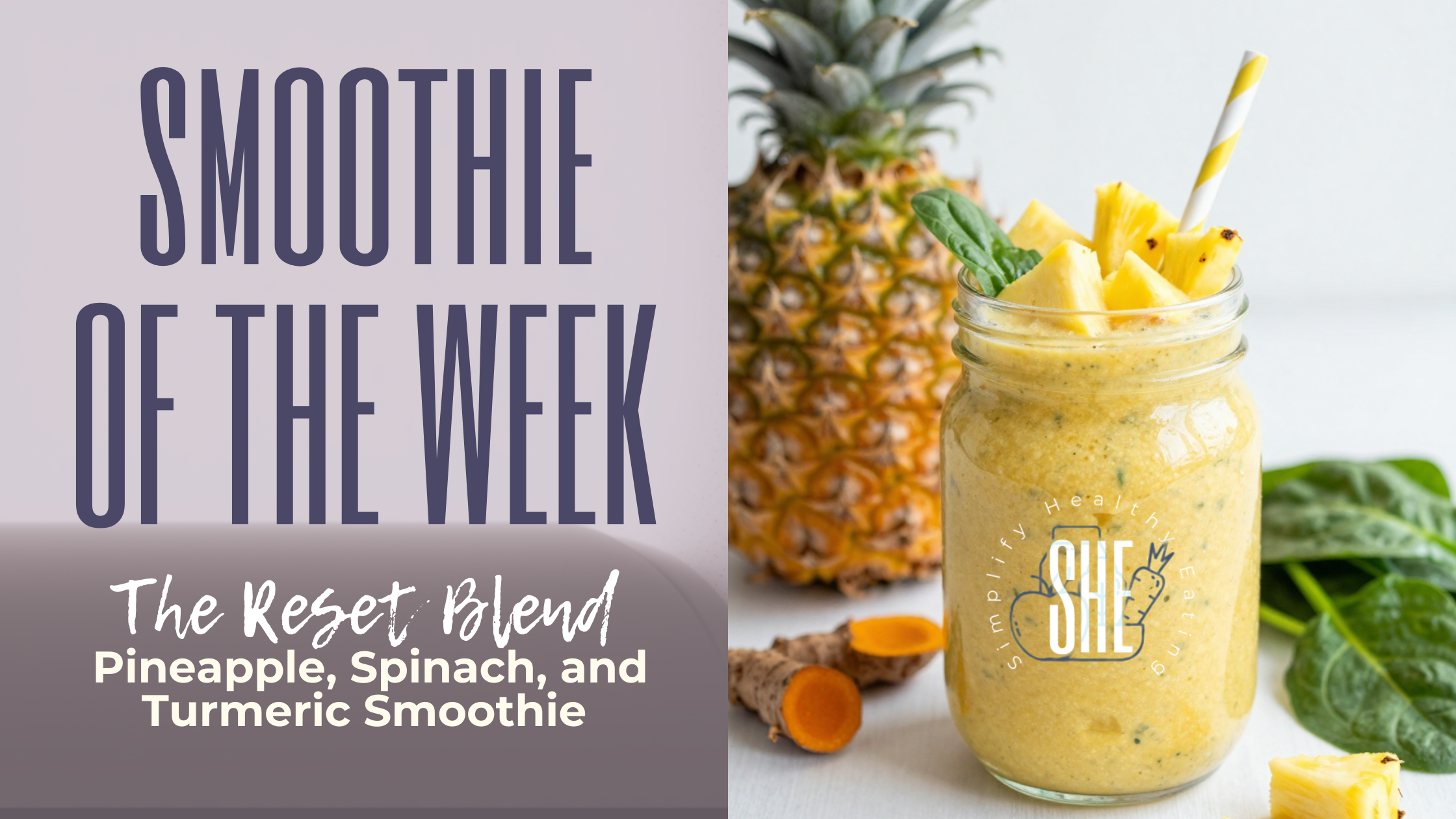 A Protein and Produce Smoothie for Rebuilding a Balanced Routine