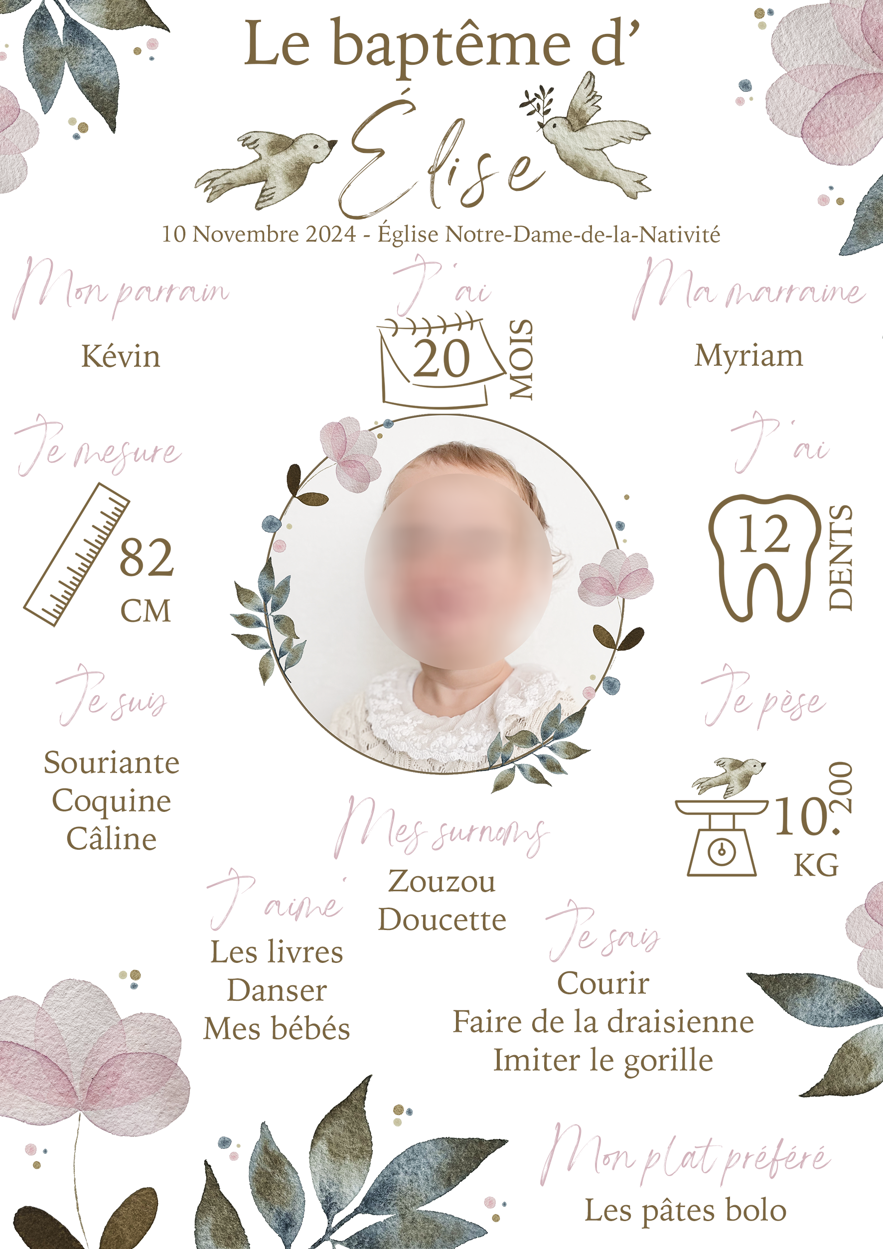 affiche A4 personnalisée