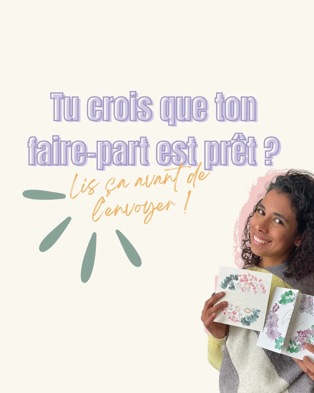 ET AUSSI 👇

Un faire-part n&rsquo;est pas qu&rsquo;un joli papier, c&rsquo;est un guide pour tes invit&eacute;s. Quand une info manque, les questions s&rsquo;encha&icirc;nent et franchement t&rsquo;as autre chose &agrave; faire dans ton organisation