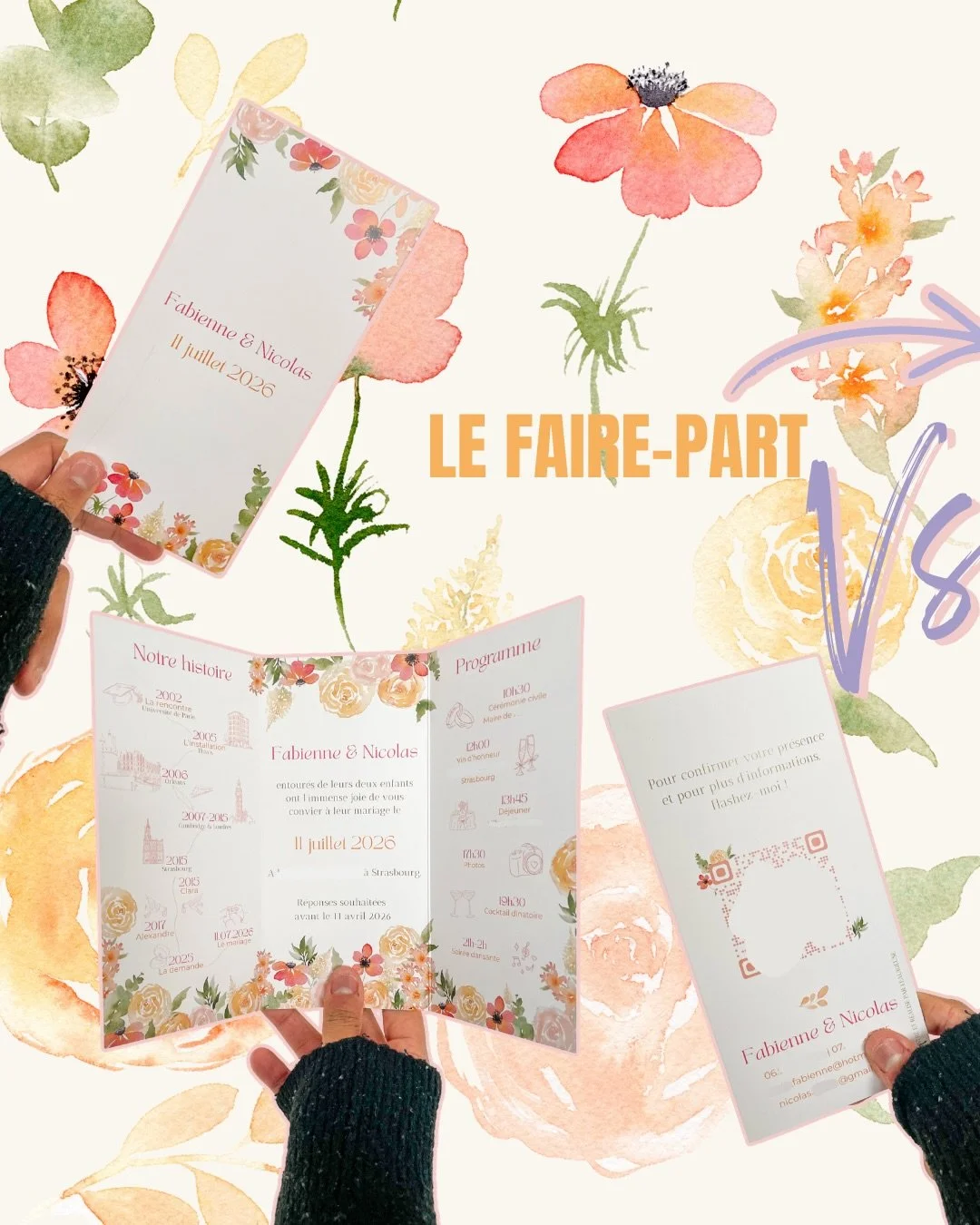 Faire-part de mariage VS moodboard 💌✨

Parce que avant de peindre a l&rsquo;aquarelle, j&rsquo;imagine l&rsquo;univers, l&rsquo;ambiance de la papeterie et &ccedil;a passe par la cr&eacute;ation d&rsquo;un moodboard avec une palette de couleurs. 

P