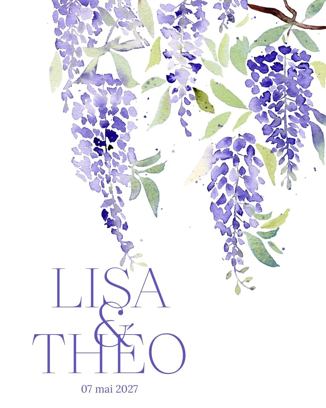 La glycine commence &agrave; fleurir partout en ce moment et c&rsquo;est clairement une de mes fleurs de printemps pr&eacute;f&eacute;r&eacute;es 💜

Alors je me suis fait plaisir et je l&rsquo;ai imagin&eacute;e en fleur star d&rsquo;une suite de pa