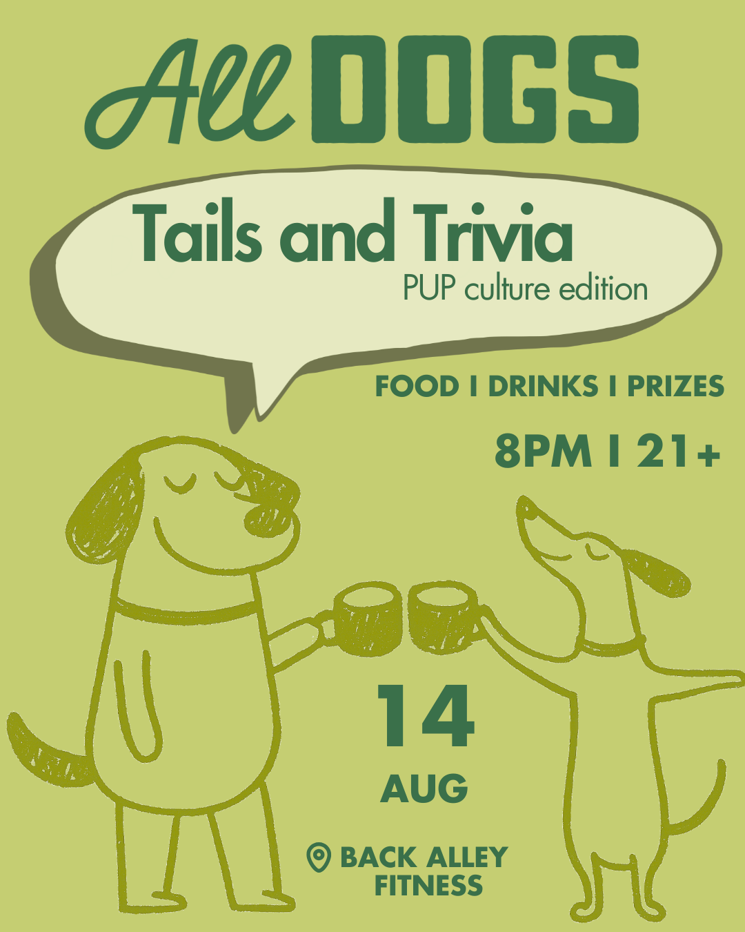 21+ Tails & Trivia (Indoor)
