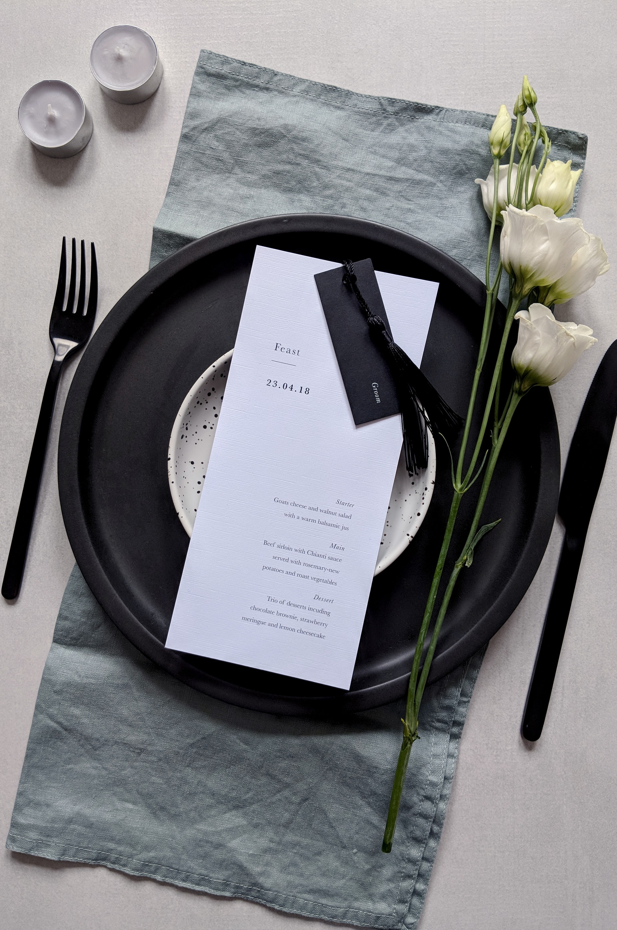 Scandi Chic Menu