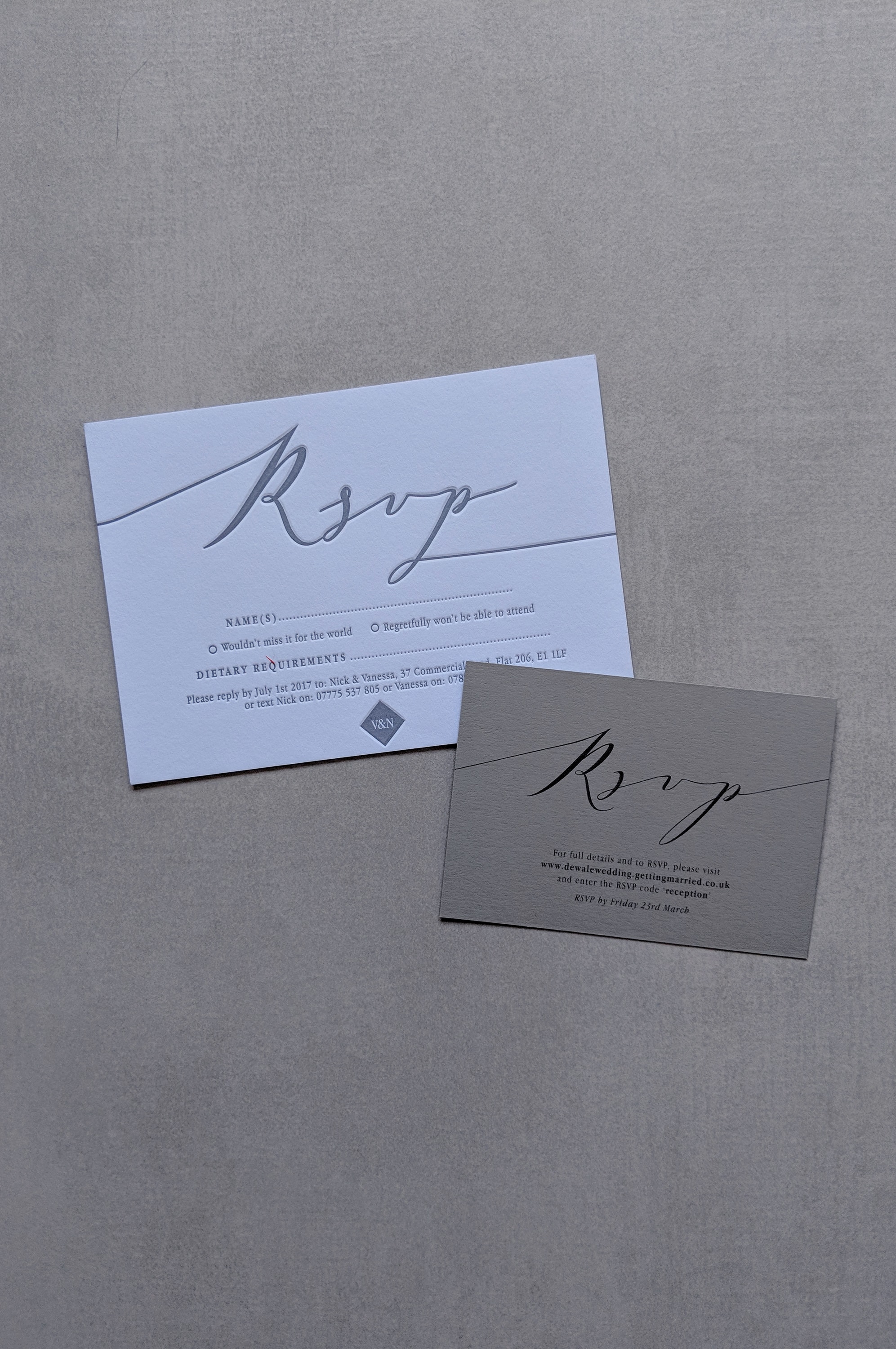 Calligraphy RSVP
