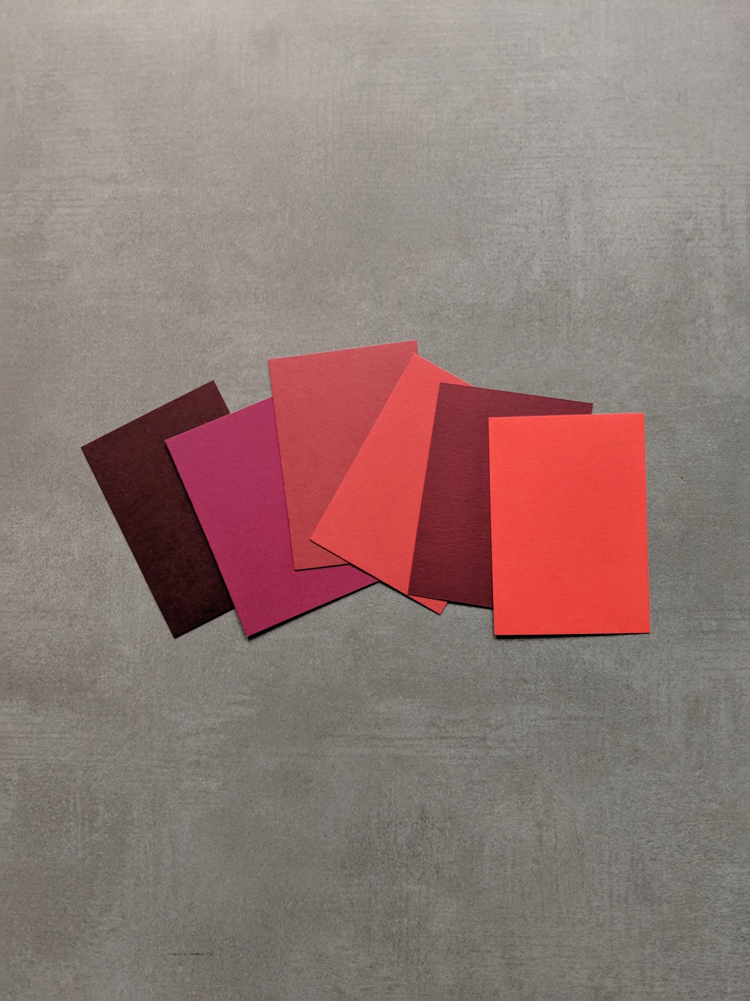 Card Swatch Pack - In The Red