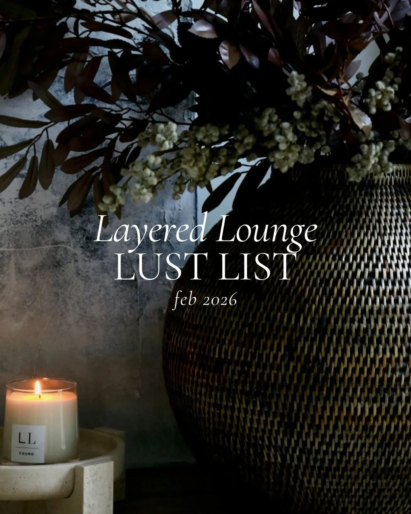 Lust List Volume 2 // This week I'm spotlighting on of my favourite homewear brands to use on client projects @layeredlounge.

Each week I&rsquo;ll spotlight a store I'm loving right now and share the standout home and garden pieces.

Think interior 