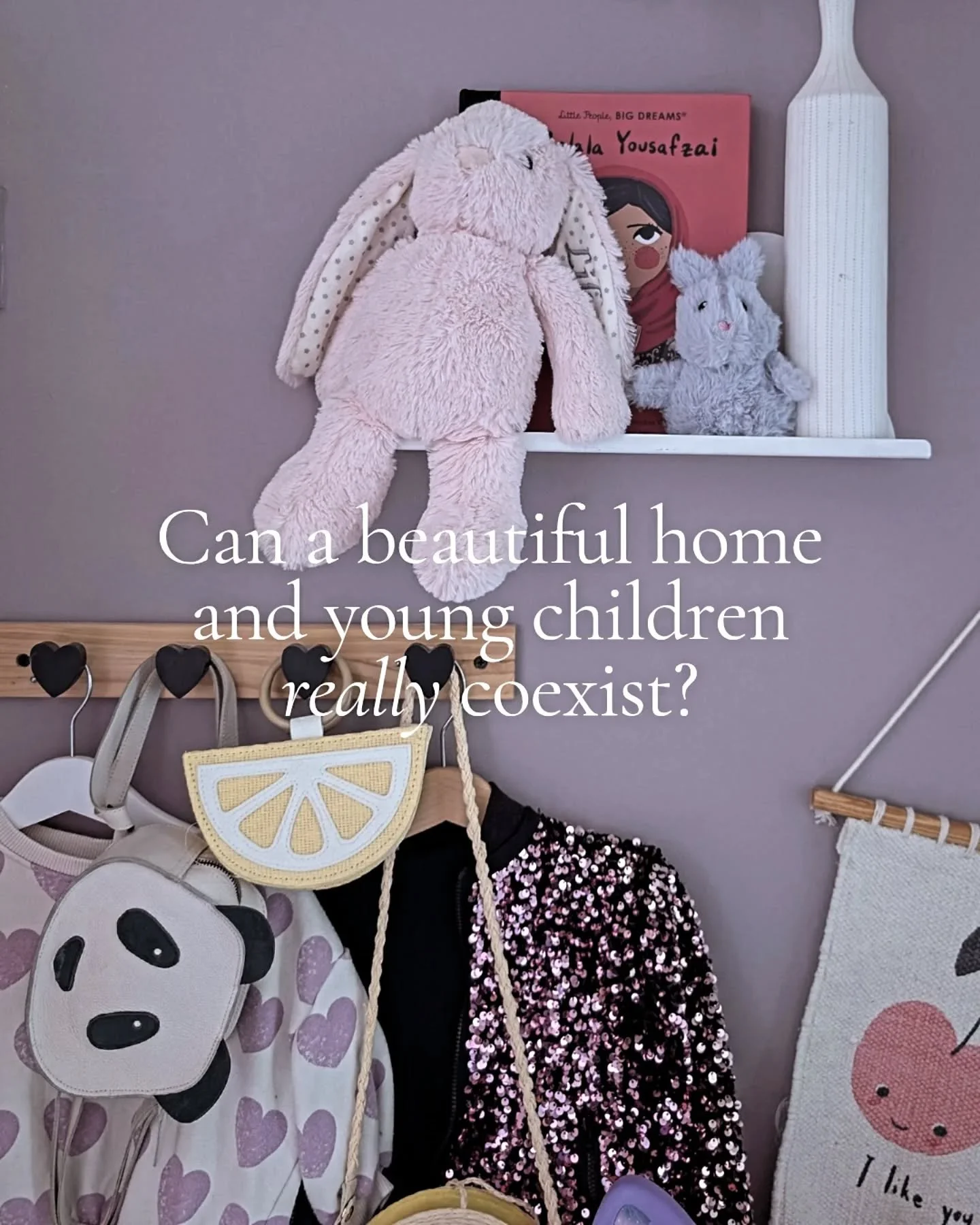 Need help balancing beautiful interiors with family life? I got you. Here's a few tips and tricks I've picked up along the way.

&bull; Let go of perfection
&bull; Let the kids design their own room 
&bull; Choose harder wearing surfaces and material