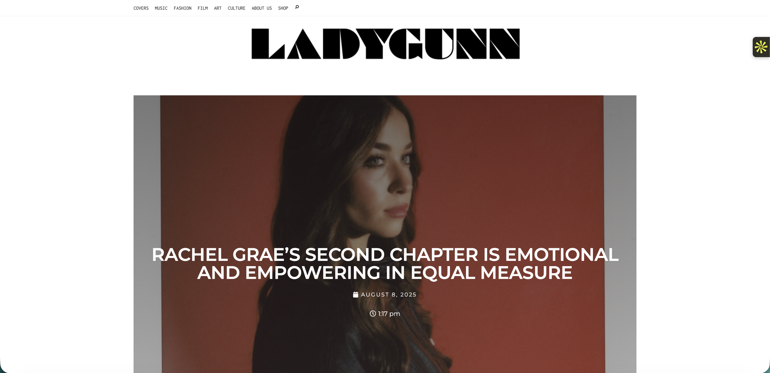 LadyGunn Magazine: Styling for Rachel Grae.