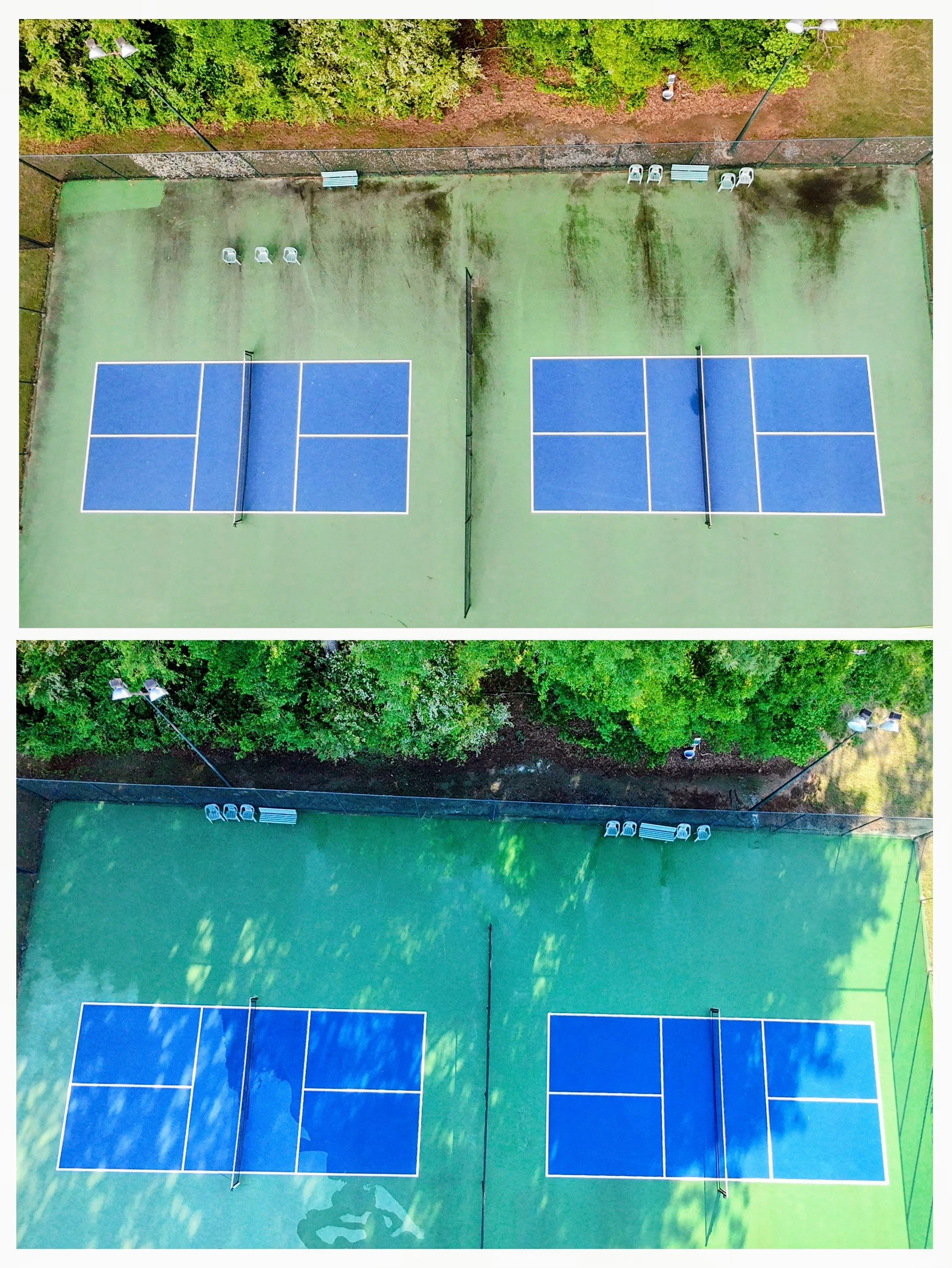 tennis court softwash treatment

#softwashing #pressurewashing