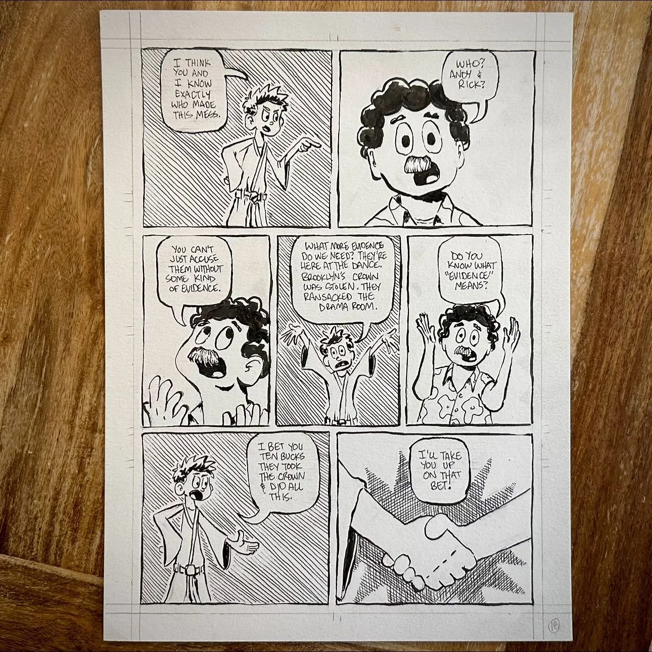 #inktober - 10/18 - &ldquo;Deal&rdquo;

It&rsquo;s a legal and binding deal, because they shook hands. But how are they find out who wins? Thanks for checking out my comic! You&rsquo;re awesome!

@inktober #inktoberdeal #inktober2025 #inktober2025dea