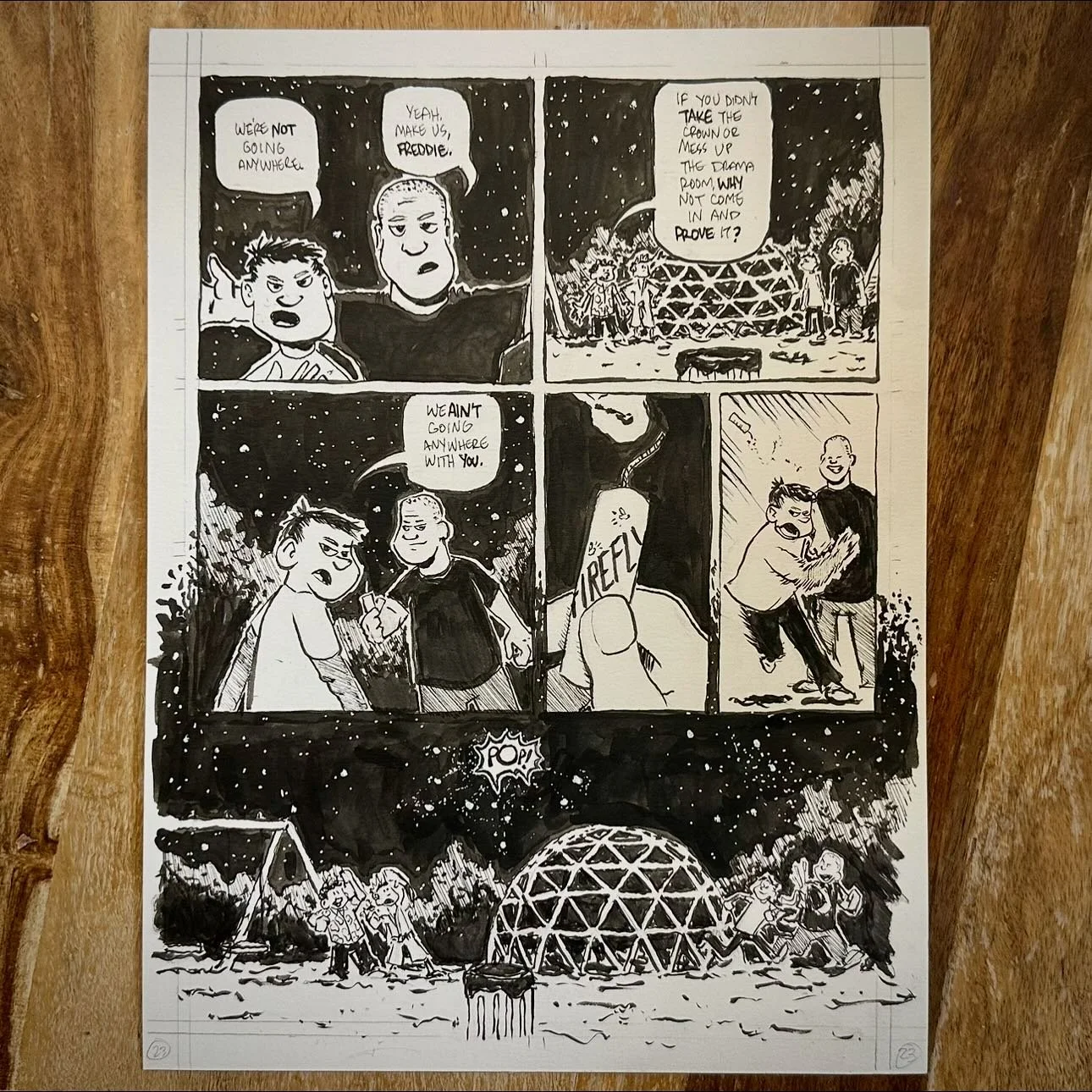 #inktober - 10/23 - &ldquo;Firefly&rdquo;

Yeah. Make us, Freddie. Thanks for checking out my comic! You&rsquo;re awesome!

@inktober #inktoberfirefly #inktober2025 #inktober2025firefly #inktober2025day23 #inktober2025day23firefly #drawing #sketch #a