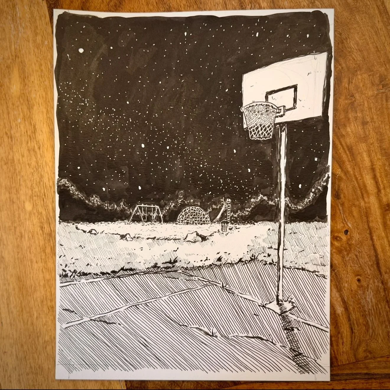 #inktober - day ? - &ldquo;The Back Cover for my Inktober Comic.&rdquo; Thanks for checking out my picture! You&rsquo;re awesome!

@inktober #inktober2025 #drawing #sketch #art #ink #inking #comic #comicbook #comicbooks #indiecomicbook #indiecomics #