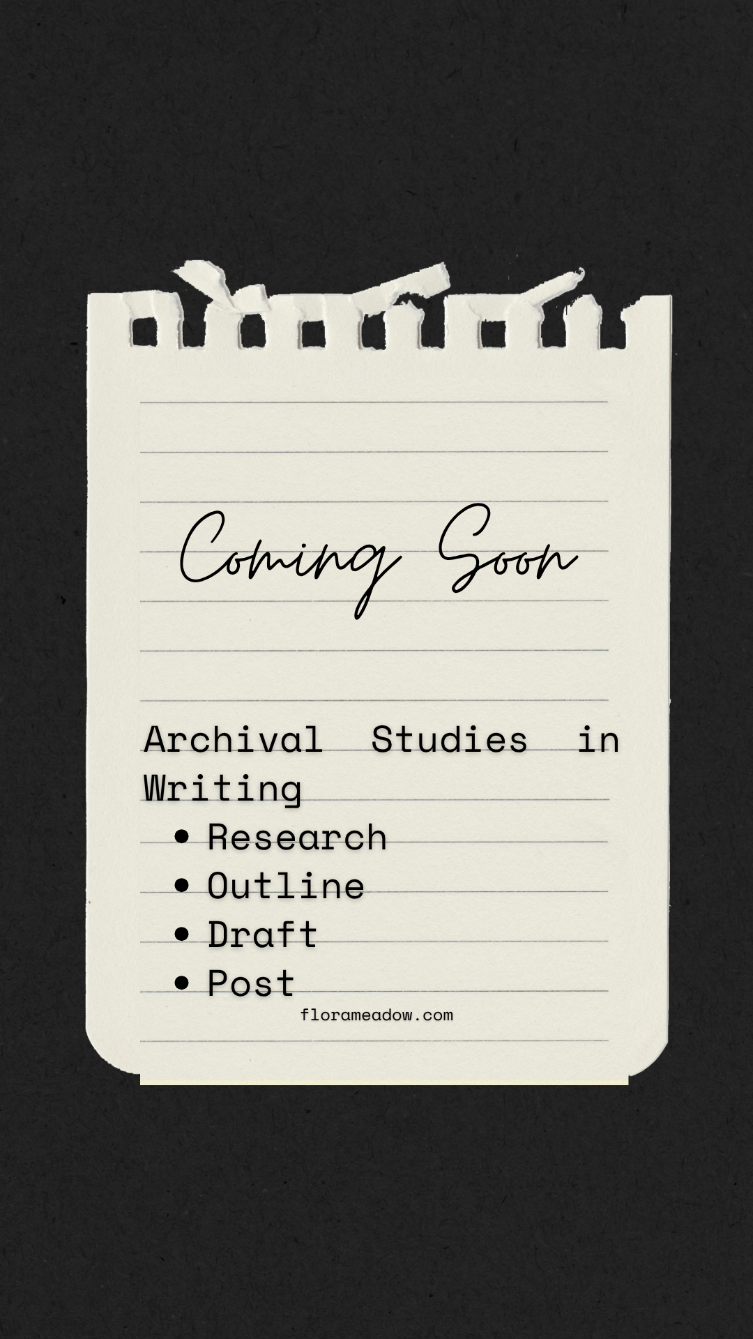 Coming Soon (Starting: June 1st)