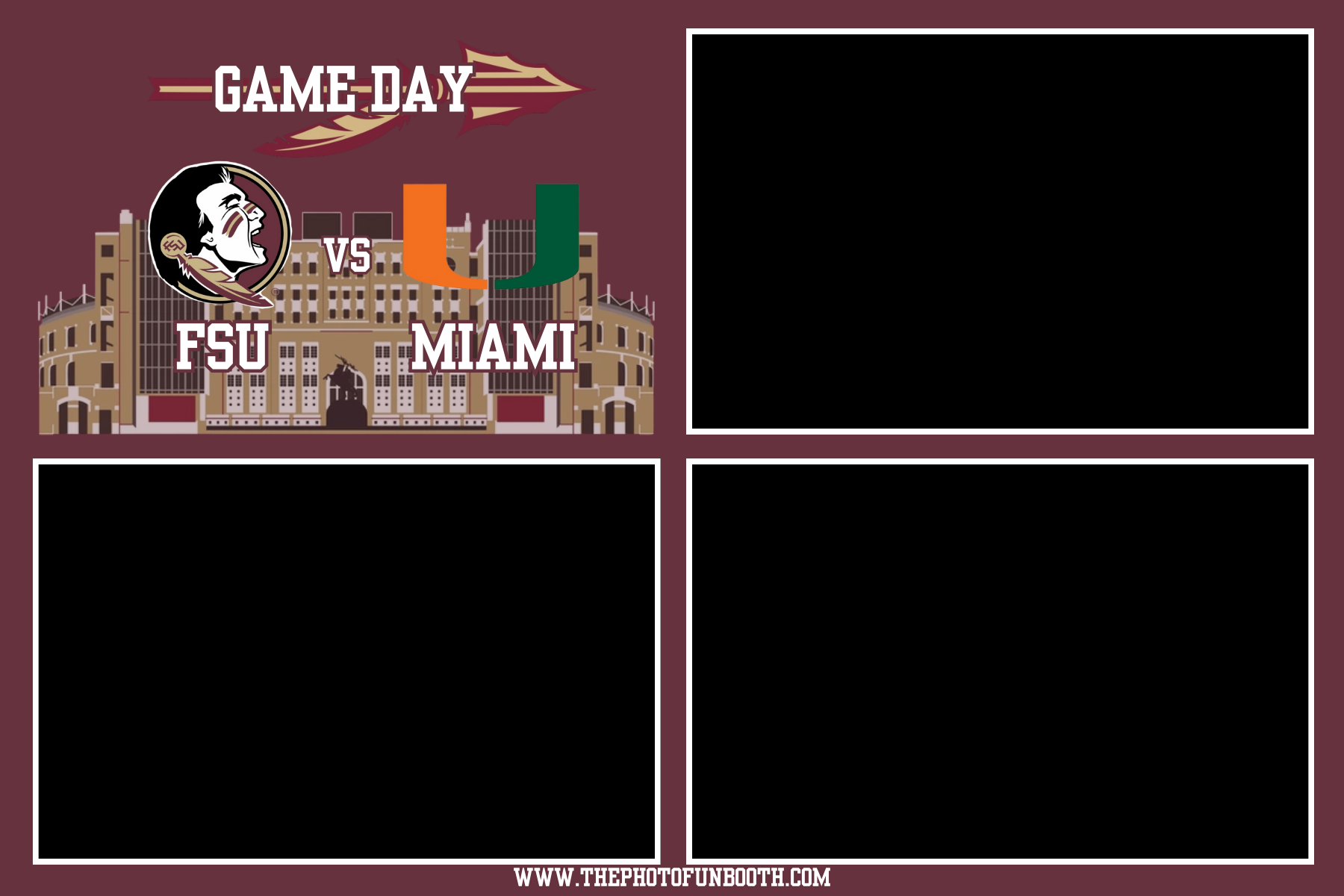 FSU Game Photo Booth 4x6 Photo
