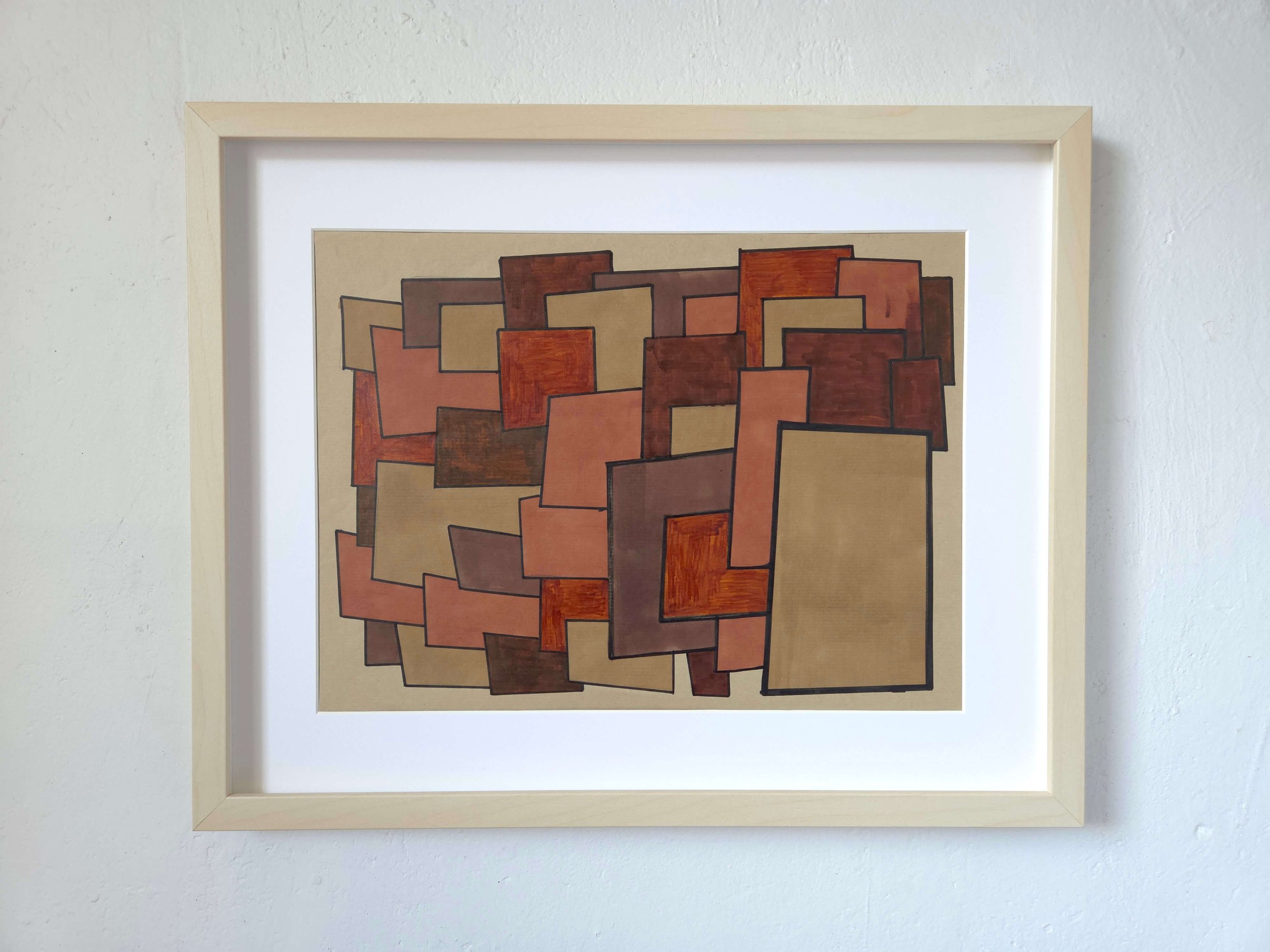 SF303 - CUBES V - 43x53 cm - WEEK/500,-