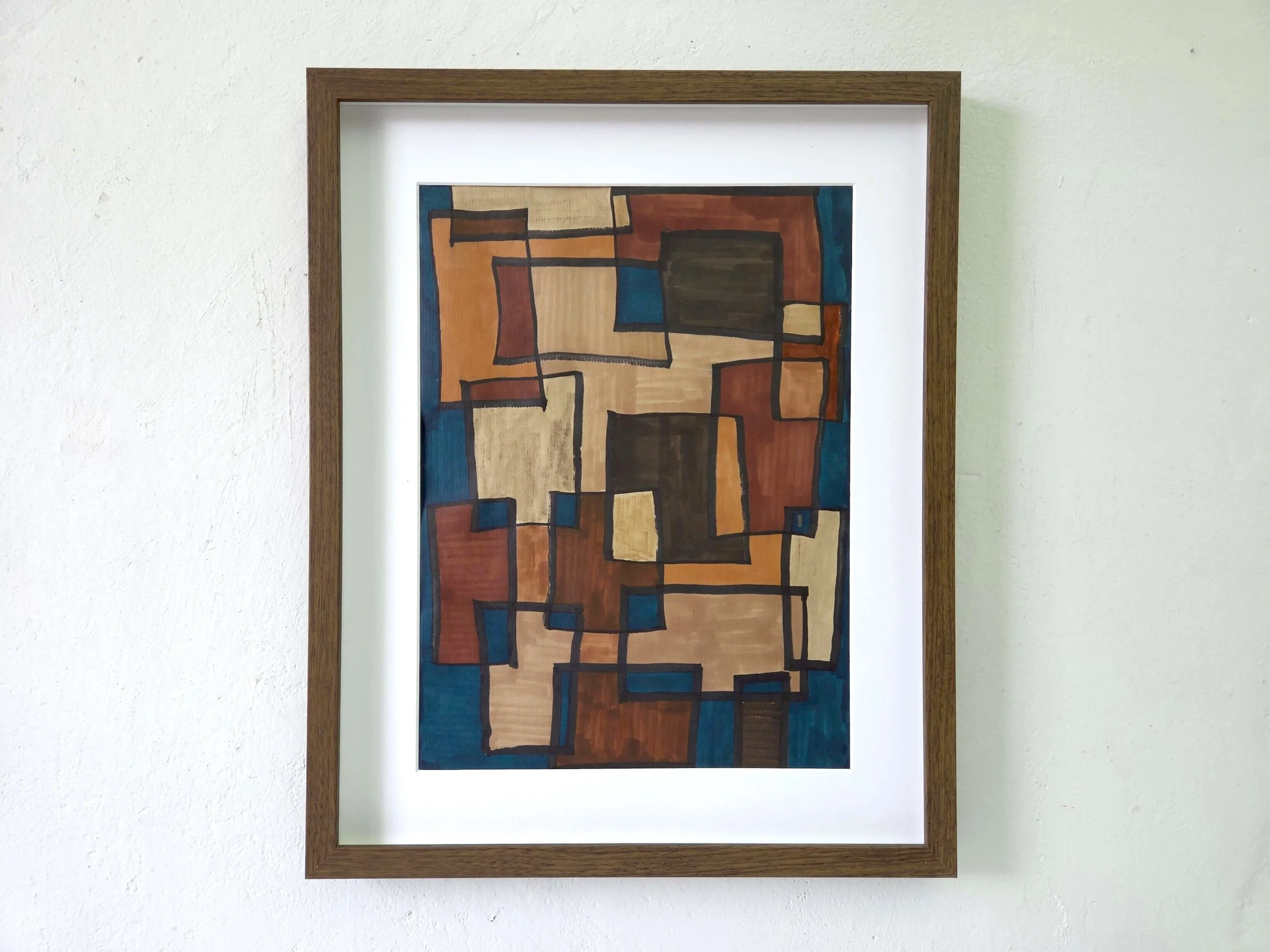 SF294 - CUBES I - 53x43 cm - WEEK/500,-