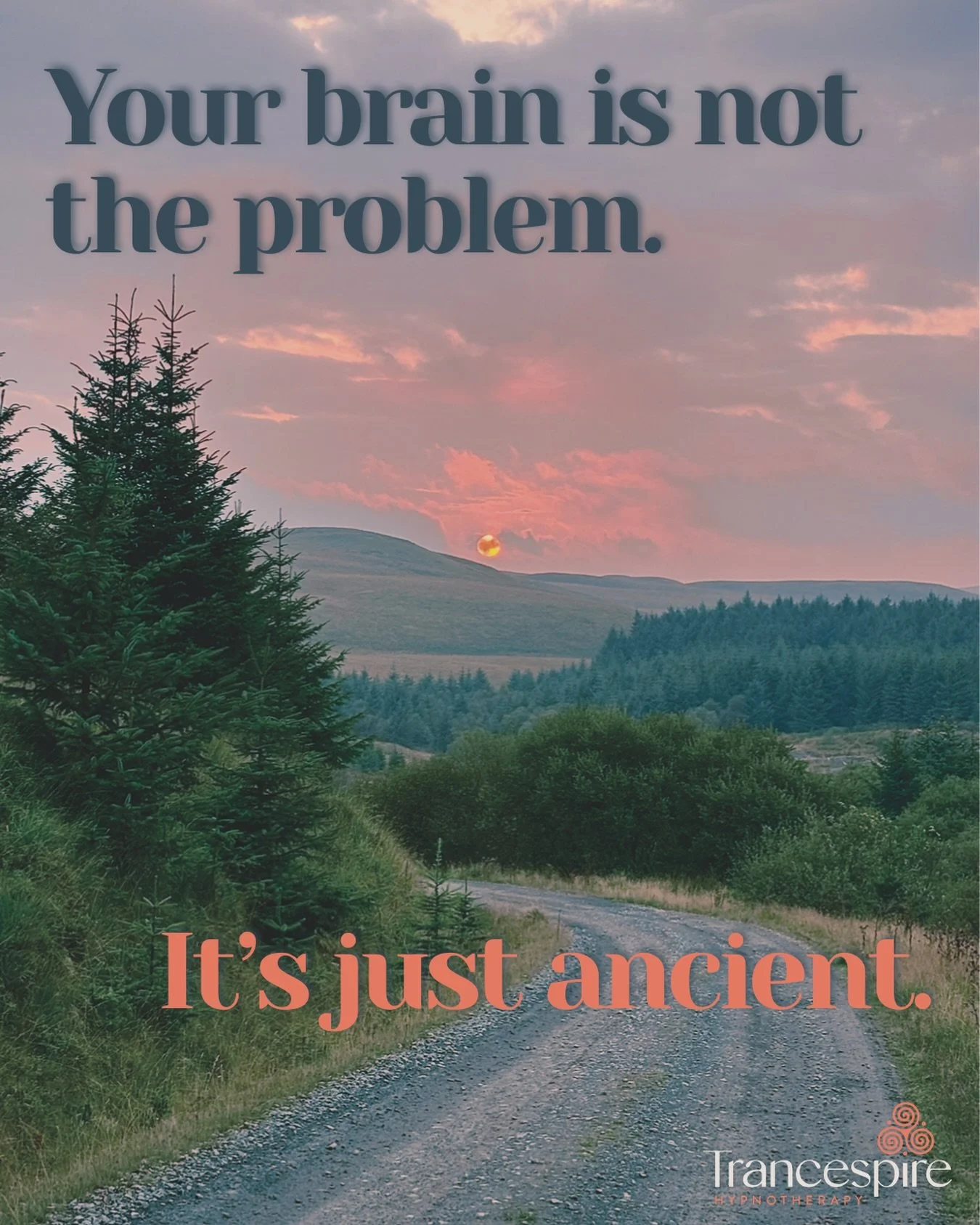 This one&rsquo;s for anyone who feels like their own brain is working against them. 💙

Here&rsquo;s the thing - it&rsquo;s not. It&rsquo;s just very, very old.

Negative thinking, overthinking, replaying that conversation from three years ago at 2am