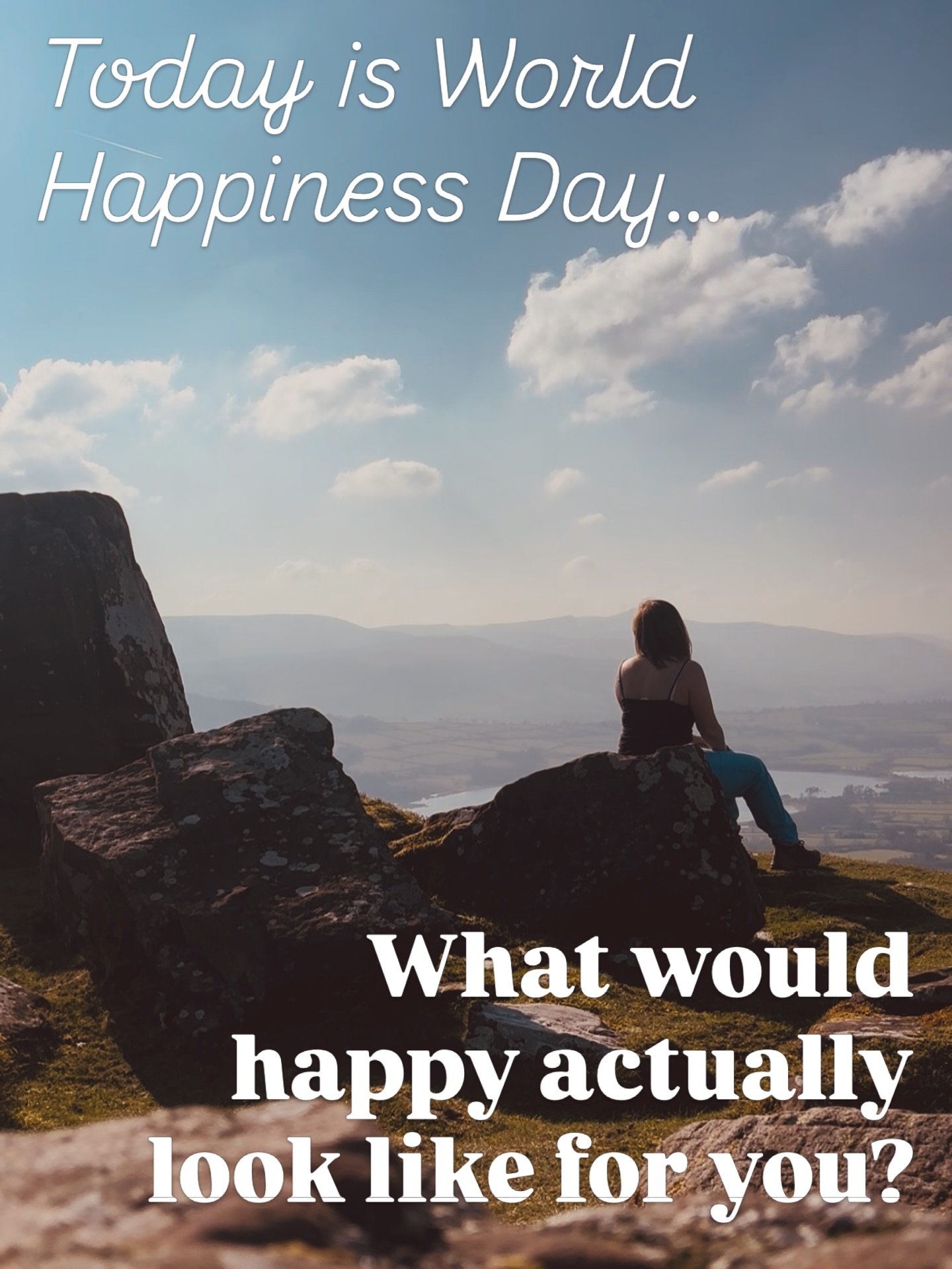 Most of us know what we don&rsquo;t want. We don&rsquo;t want to feel stressed, overwhelmed, stuck. We say we want to feel happier but if someone asked us what that would actually look like, really look like, most of us would struggle to answer.

And