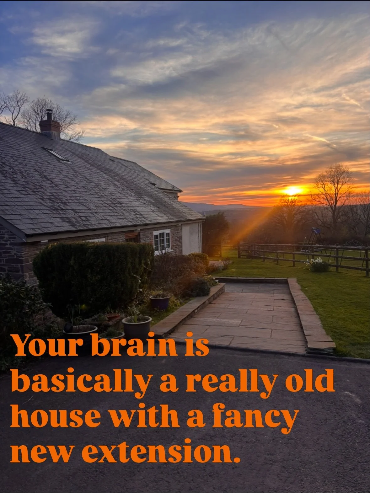 Your brain is basically a really old house with a faulty alarm system. 

#hypnotherapy #anxietyrelief #brainsciencе #solutionfocused #neuroscience