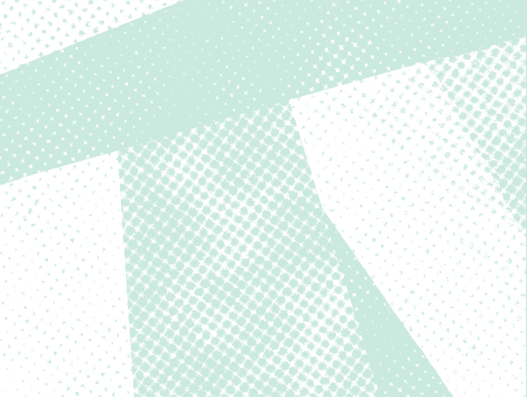 Abstract digital art with overlapping light blue and white textured patterns.