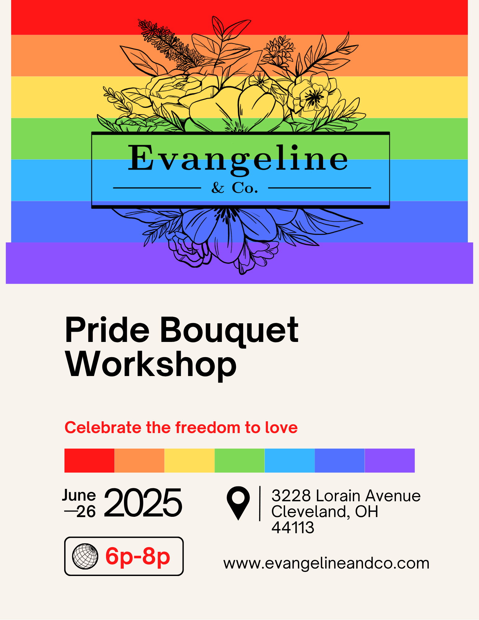 Pride Bouquet Workshop