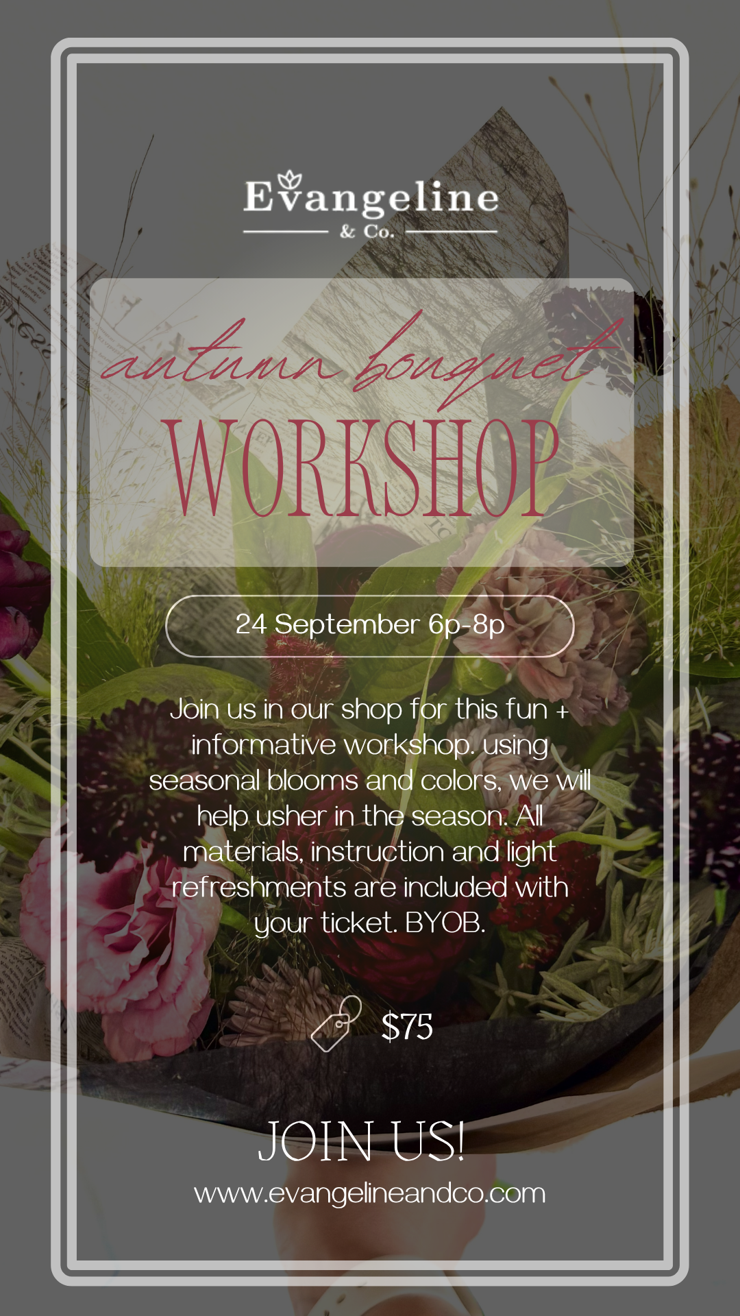 Autumn Bouquet Workshop