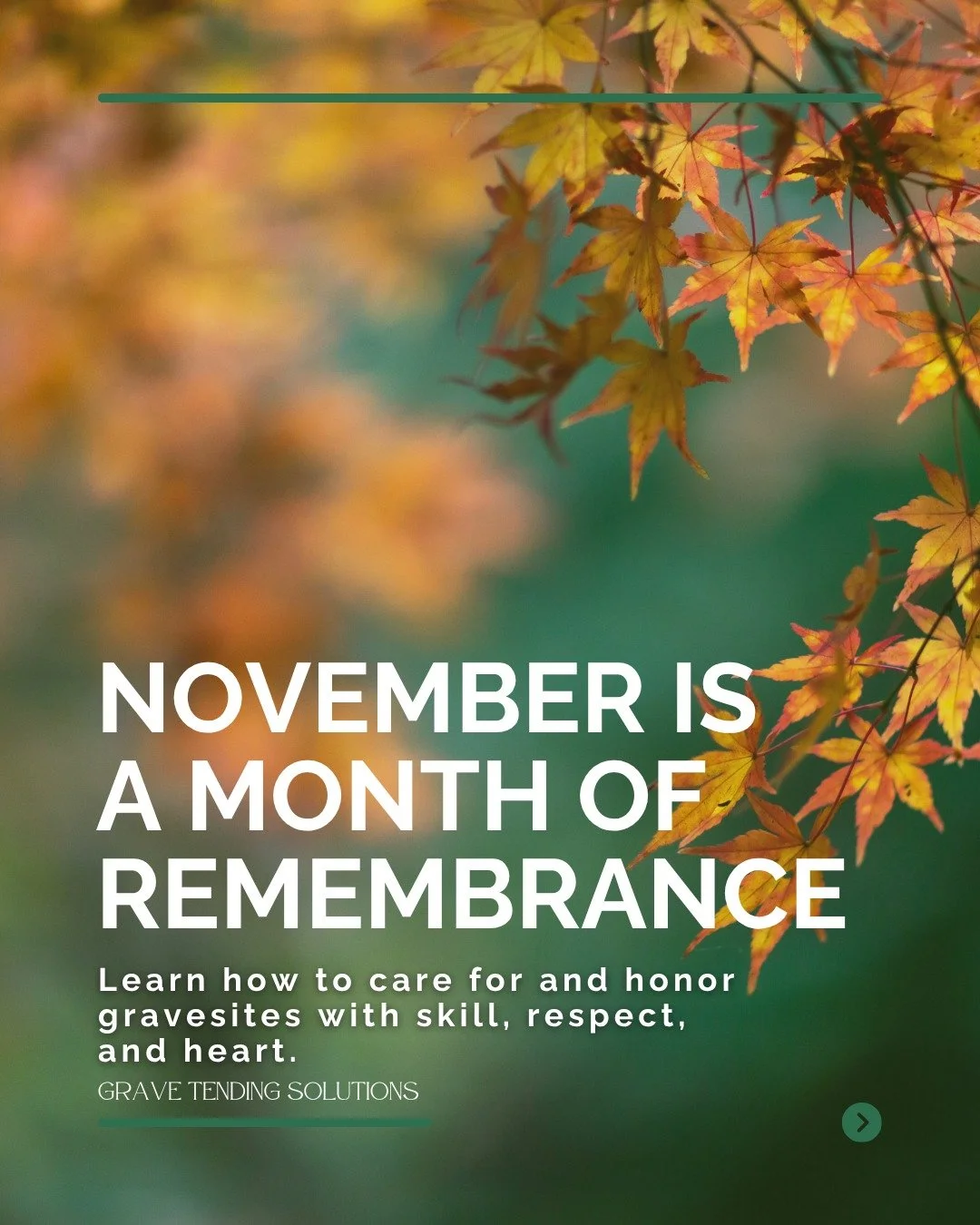 November is a Month of Remembrance. 🤍

This season invites us to slow down, reflect, and honor the ones who shaped our stories. With proper care and tending, we can preserve resting places with dignity and intention.

Learn how to care for and honor