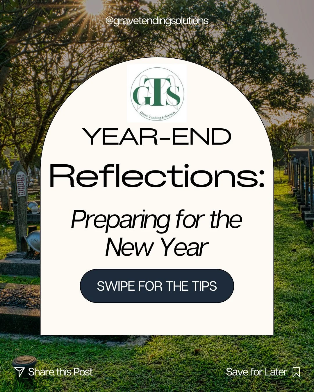 As winter slows on-site work, it&rsquo;s the perfect time to focus on the business side of grave tending. A little year-end organization can set you up for smoother bookings, cleaner records, and a more confident start to next season.

Swipe for simp
