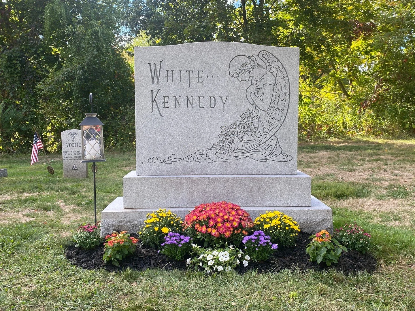 Grave tending is a full-service business. Many families will hire you to both clean their headstone and maintain a graveside garden.

When your work is done with a professional's touch, families will come back year after year.

If you want to learn h