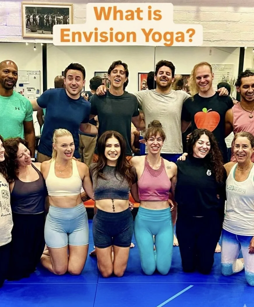 happy Leah as founder holding arms up