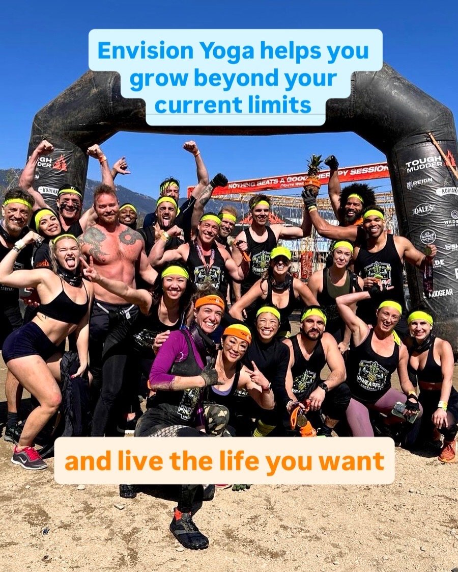 Happy group celebrating after finishing a race