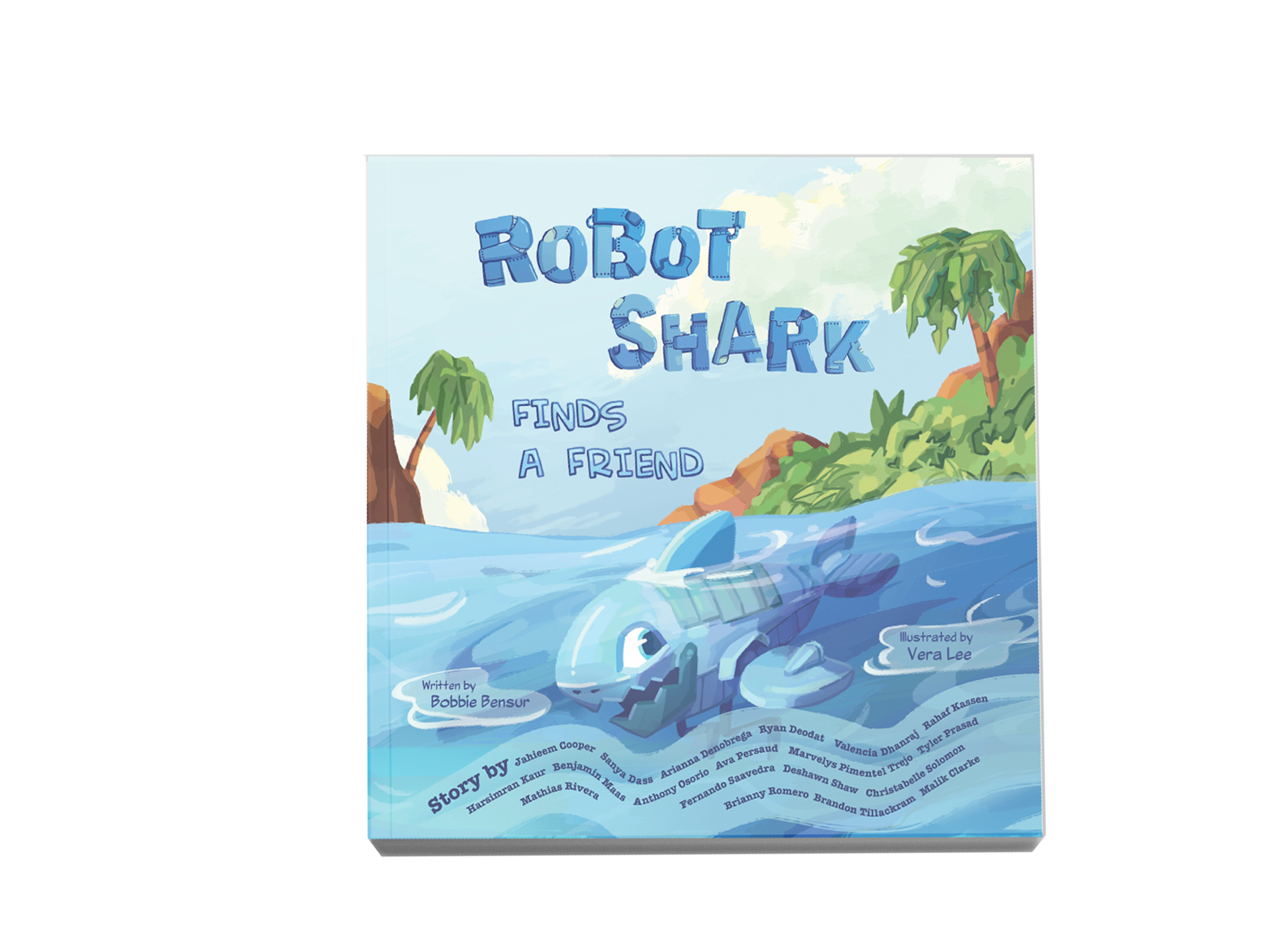 Robot Shark Finds A Friend (Softcover)